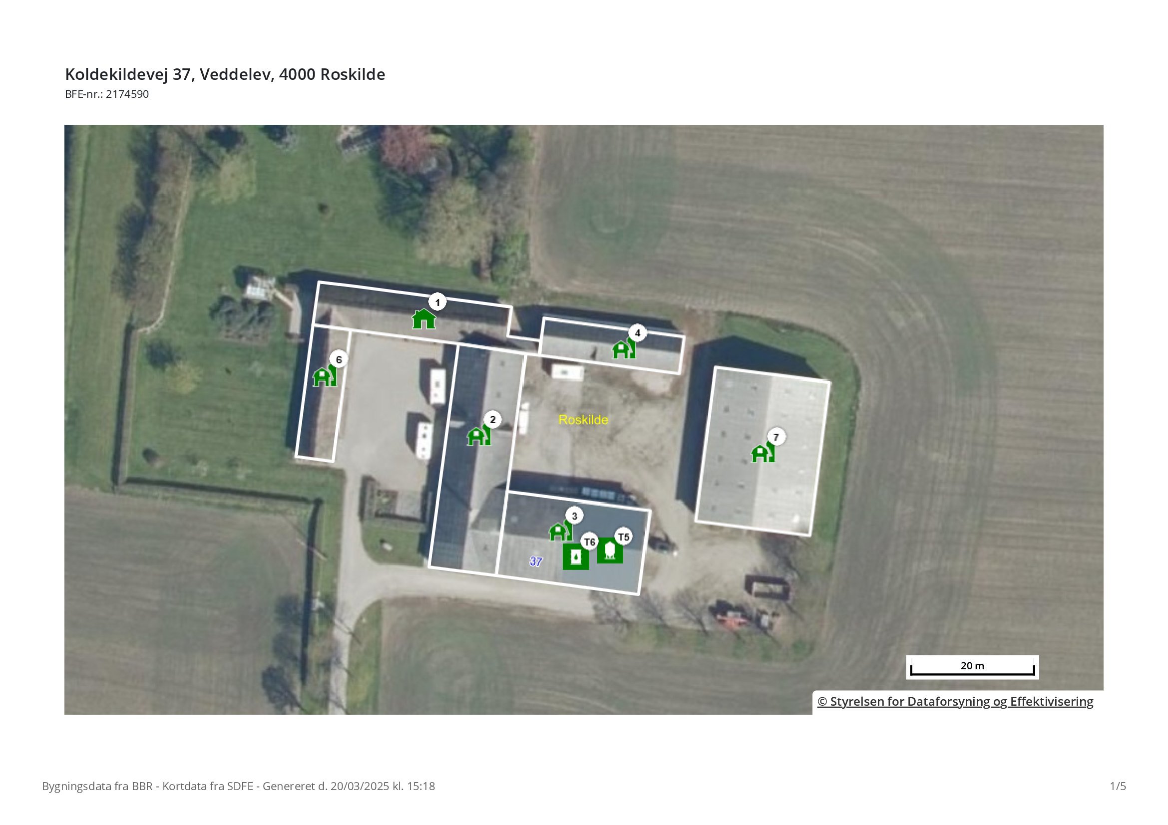 Fremhævet  billede i fuldskærmstilstand. Billede af Koldekildevej 37, Veddelev, 4000 Roskilde