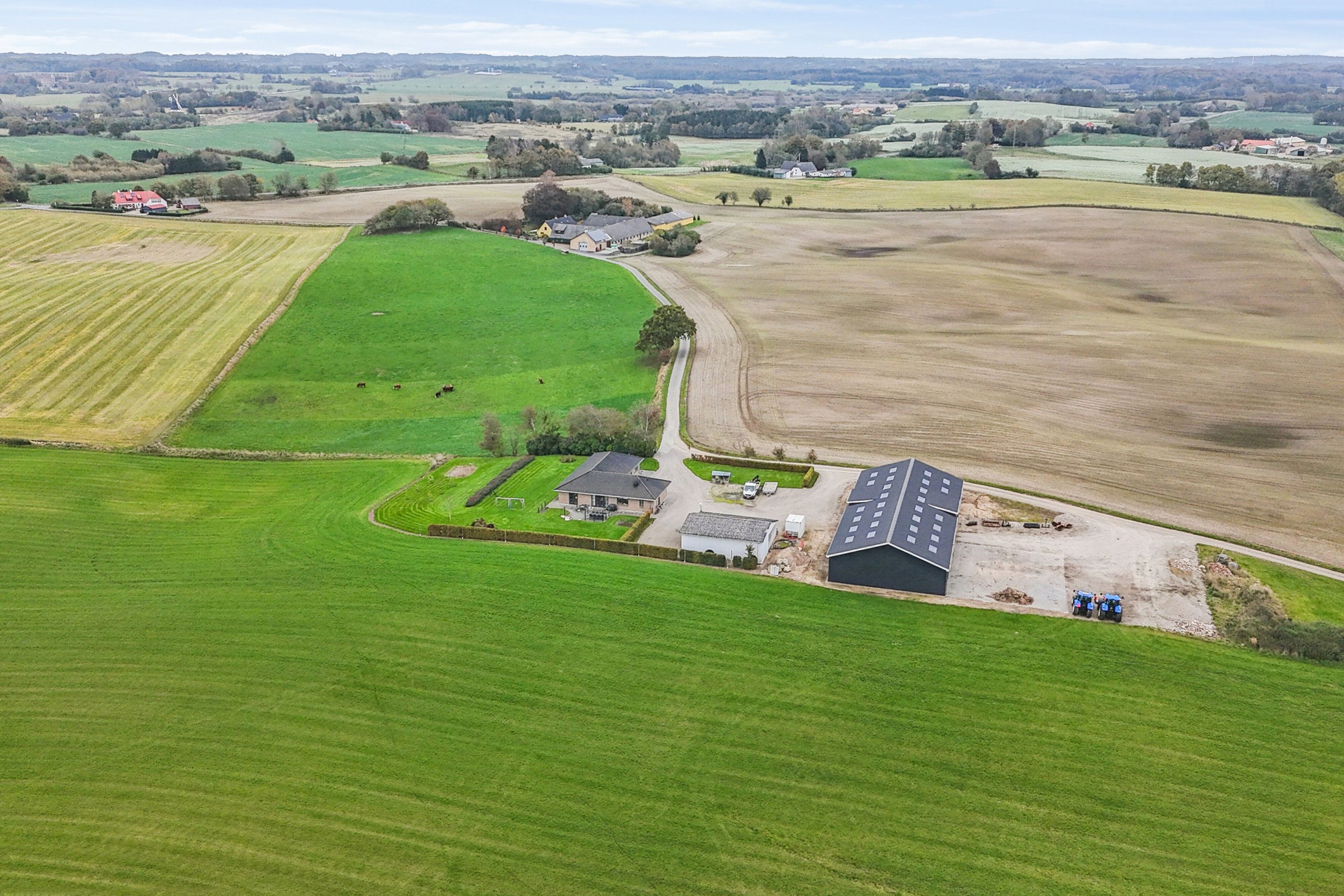Fremhævet luftfoto billede i fuldskærmstilstand. Billede af Stævningen 1, Egeskov, 5750 Ringe