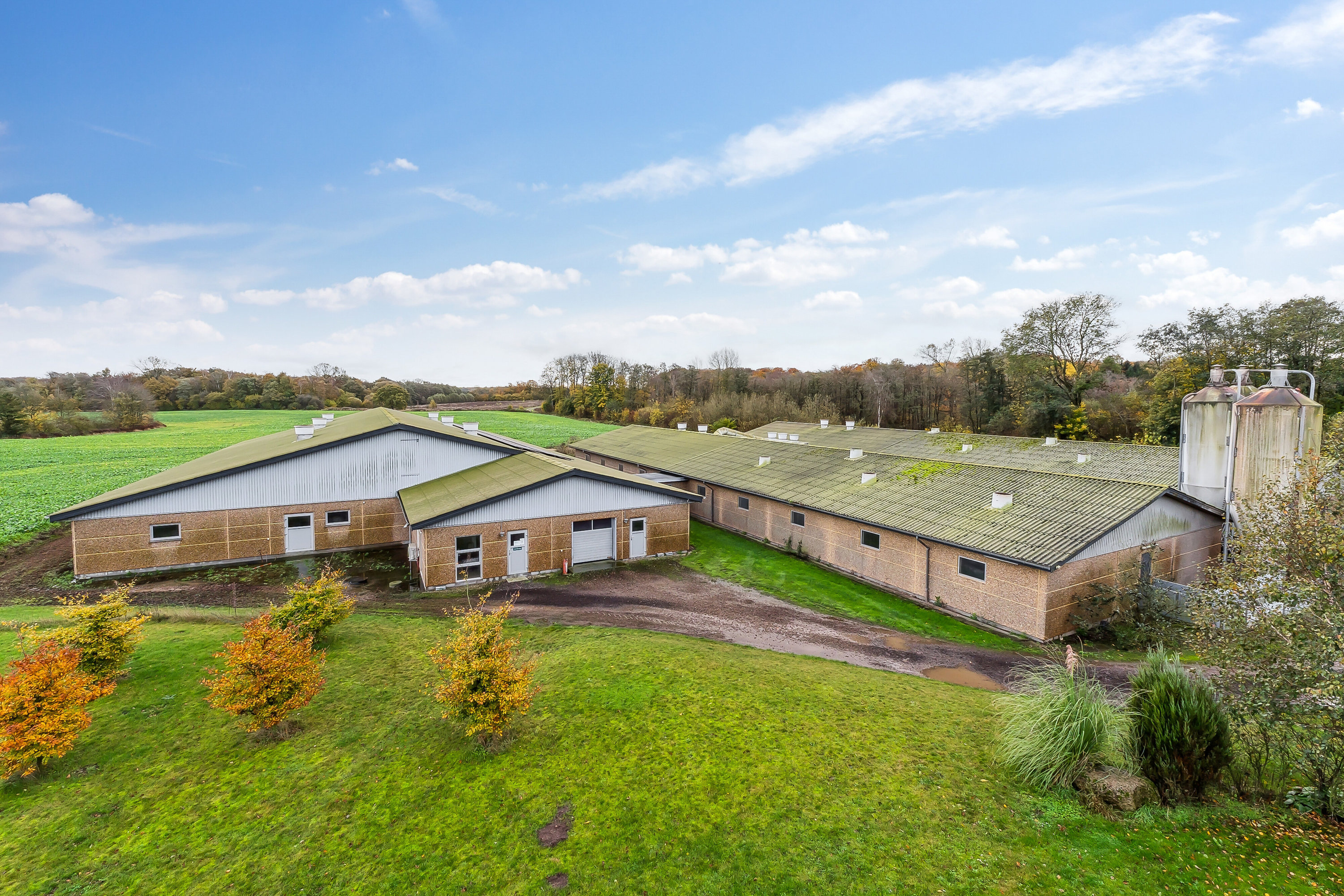 Fremhævet set fra haven billede i fuldskærmstilstand. Billede af Åvej 6, 5550 Langeskov