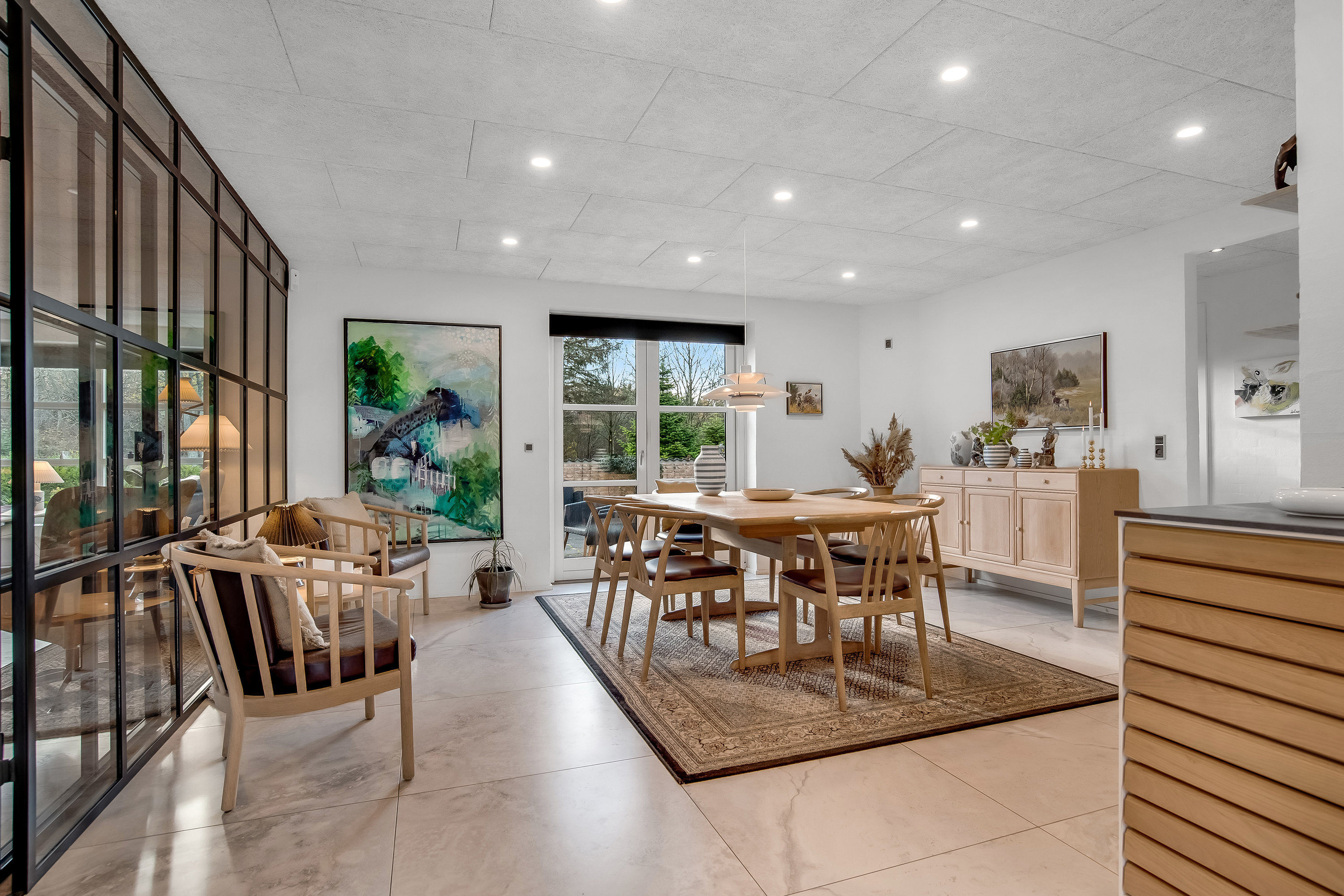 Fremhævet køkken alrum billede i fuldskærmstilstand. Billede af Meldmosevej 5, Møborg, 7660 Bækmarksbro