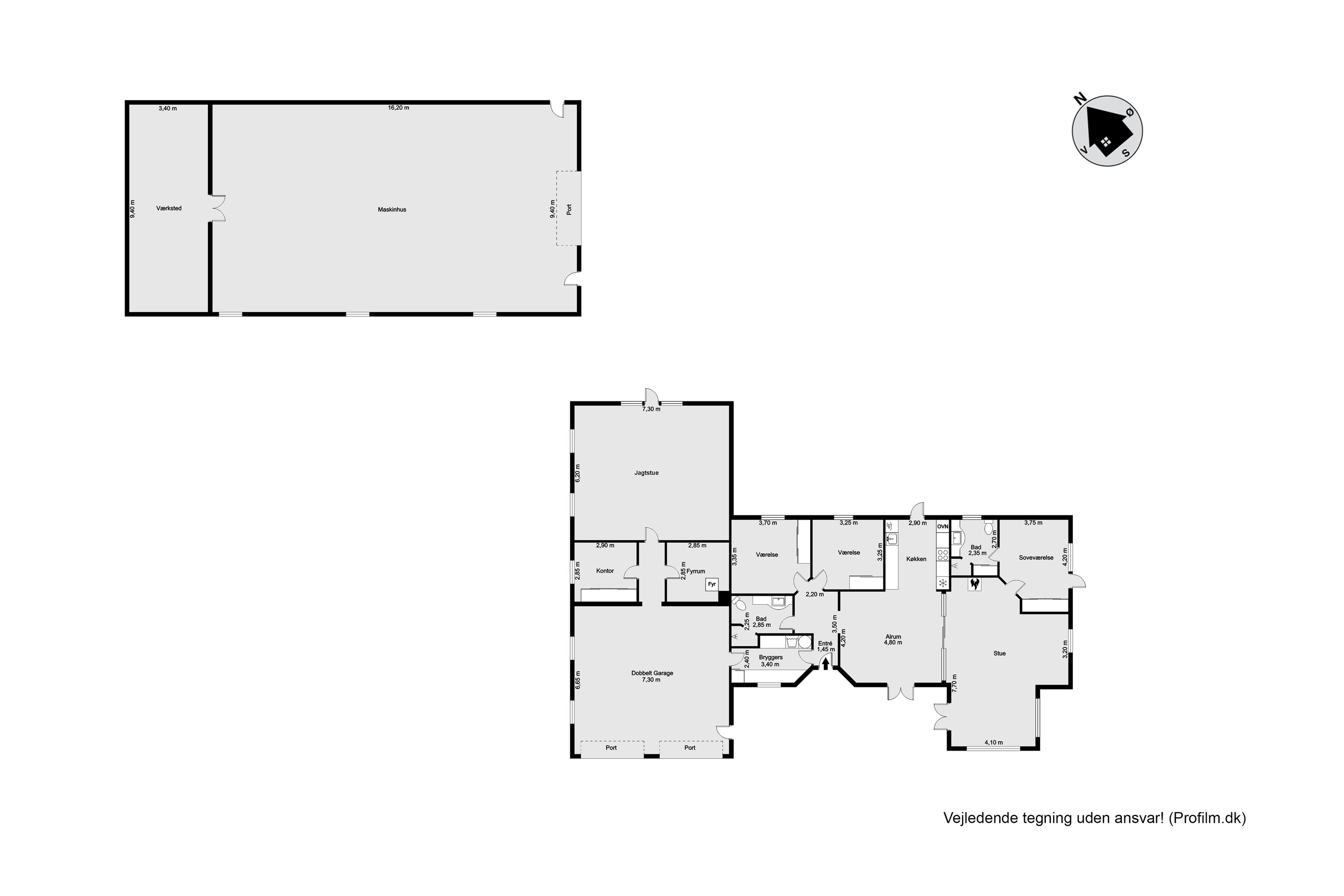Plantegninger billede af Meldmosevej 5, Møborg, 7660 Bækmarksbro