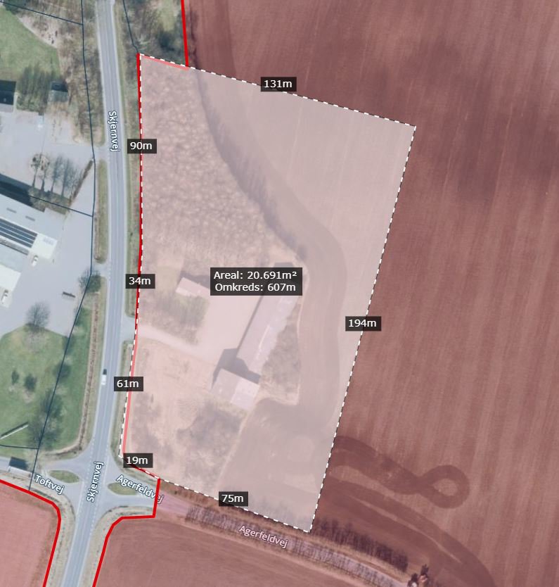 Fremhævet  billede i fuldskærmstilstand. Billede af Skjernvej 211, Agerfeld, 7500 Holstebro