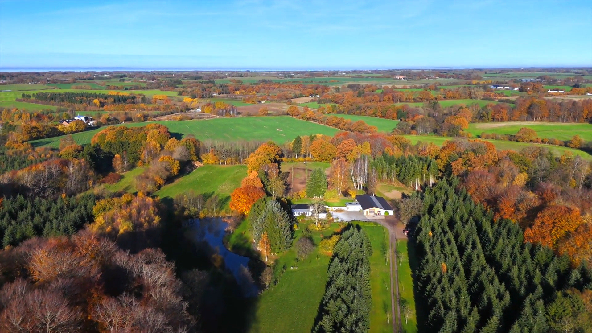 Miniaturebillede 1: luftfoto. Billede af Harndrup Skov 23, Harndrupskov, 5463 Harndrup