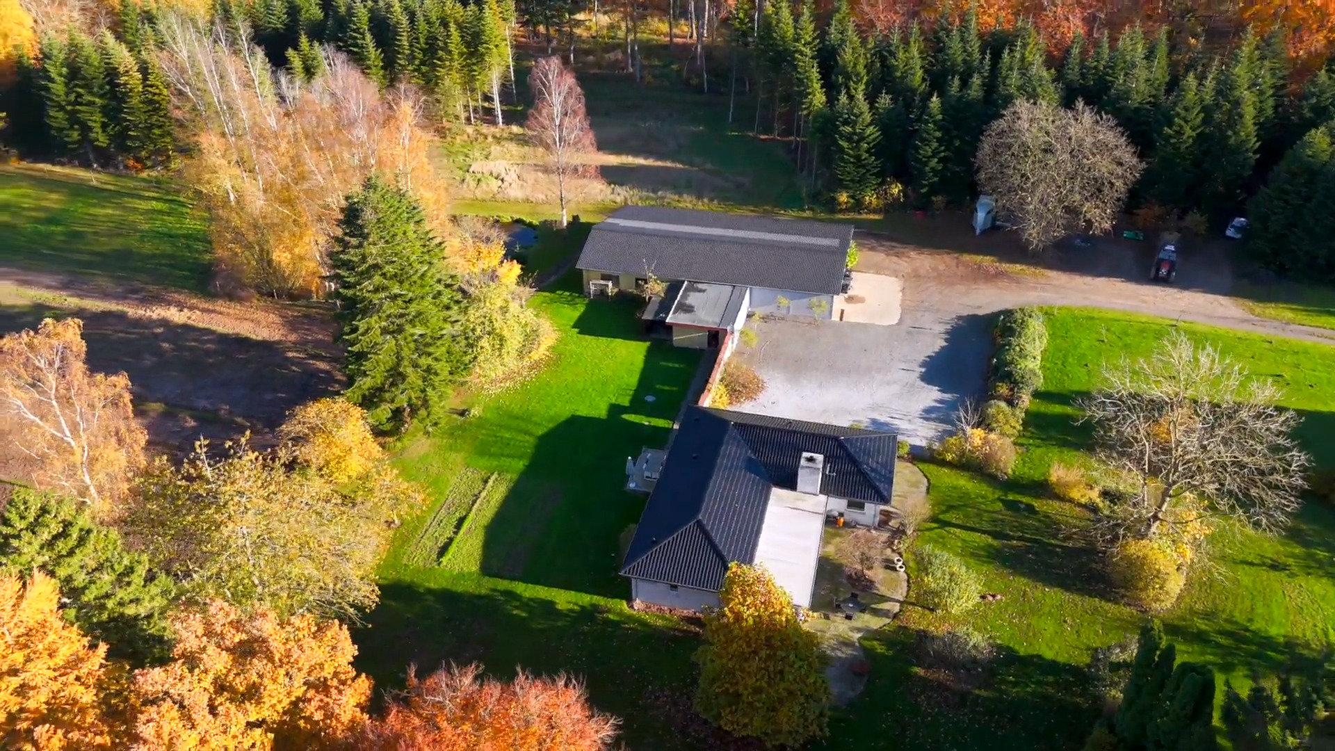 Miniaturebillede 2: luftfoto. Billede af Harndrup Skov 23, Harndrupskov, 5463 Harndrup