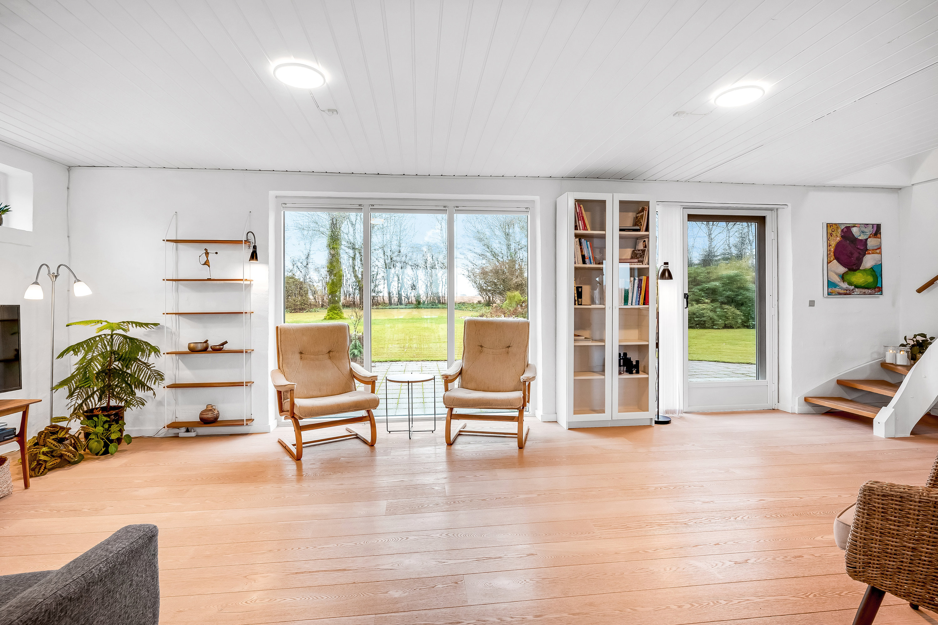 Fremhævet stue billede i fuldskærmstilstand. Billede af Herningvej 128, Tvis, 7500 Holstebro