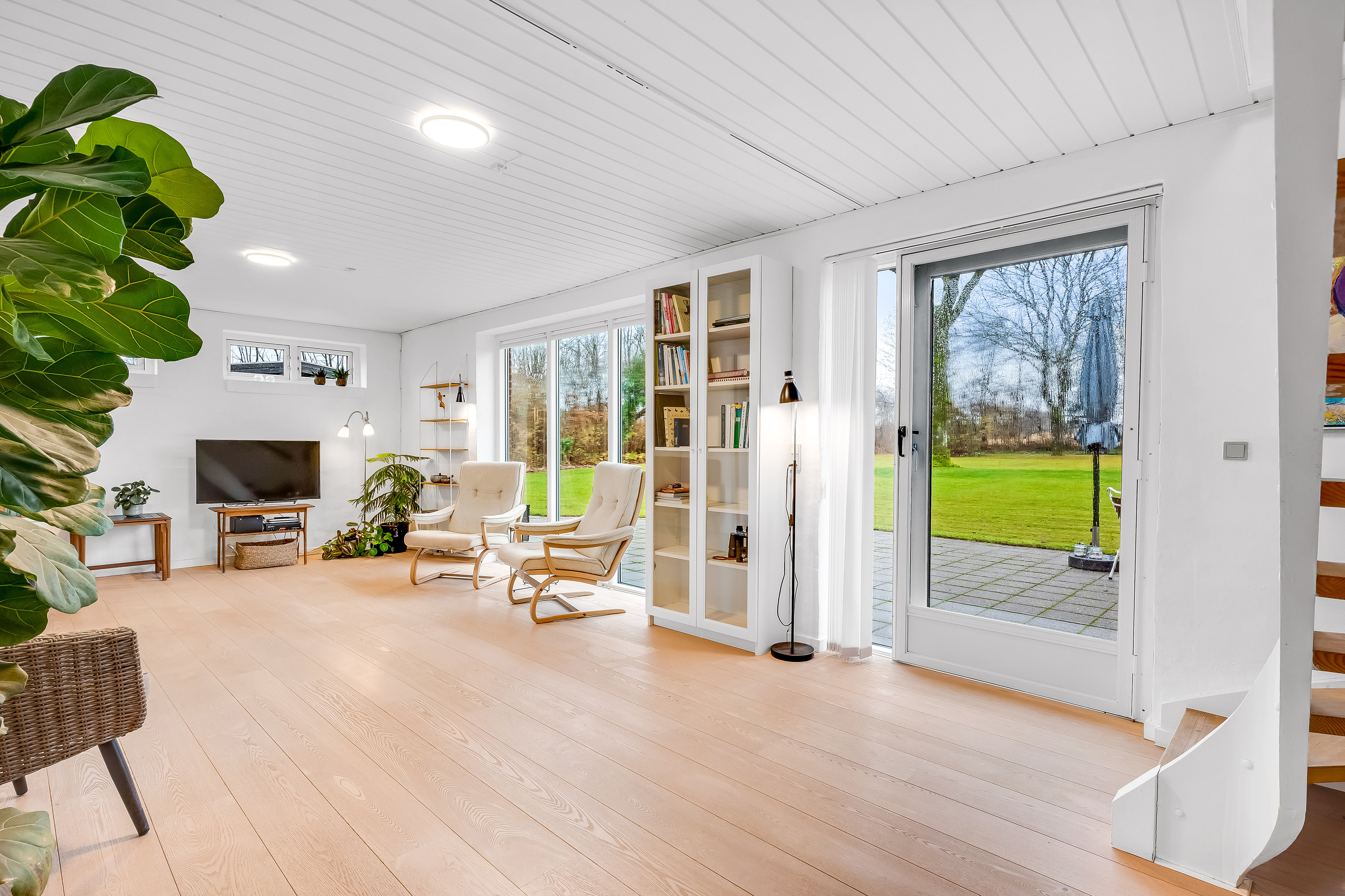 Fremhævet stue billede i fuldskærmstilstand. Billede af Herningvej 128, Tvis, 7500 Holstebro