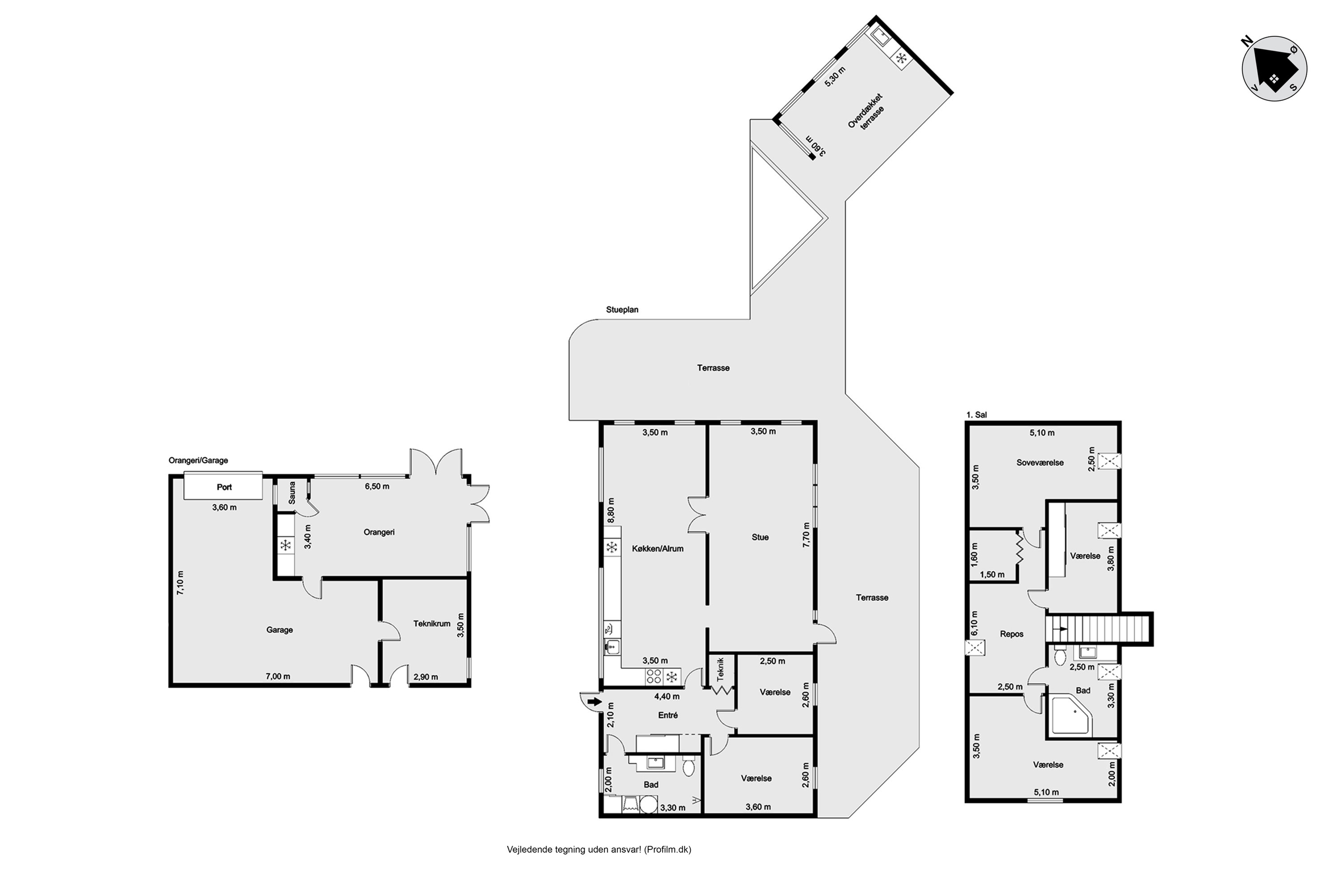 Plantegninger billede af Herningvej 128, Tvis, 7500 Holstebro
