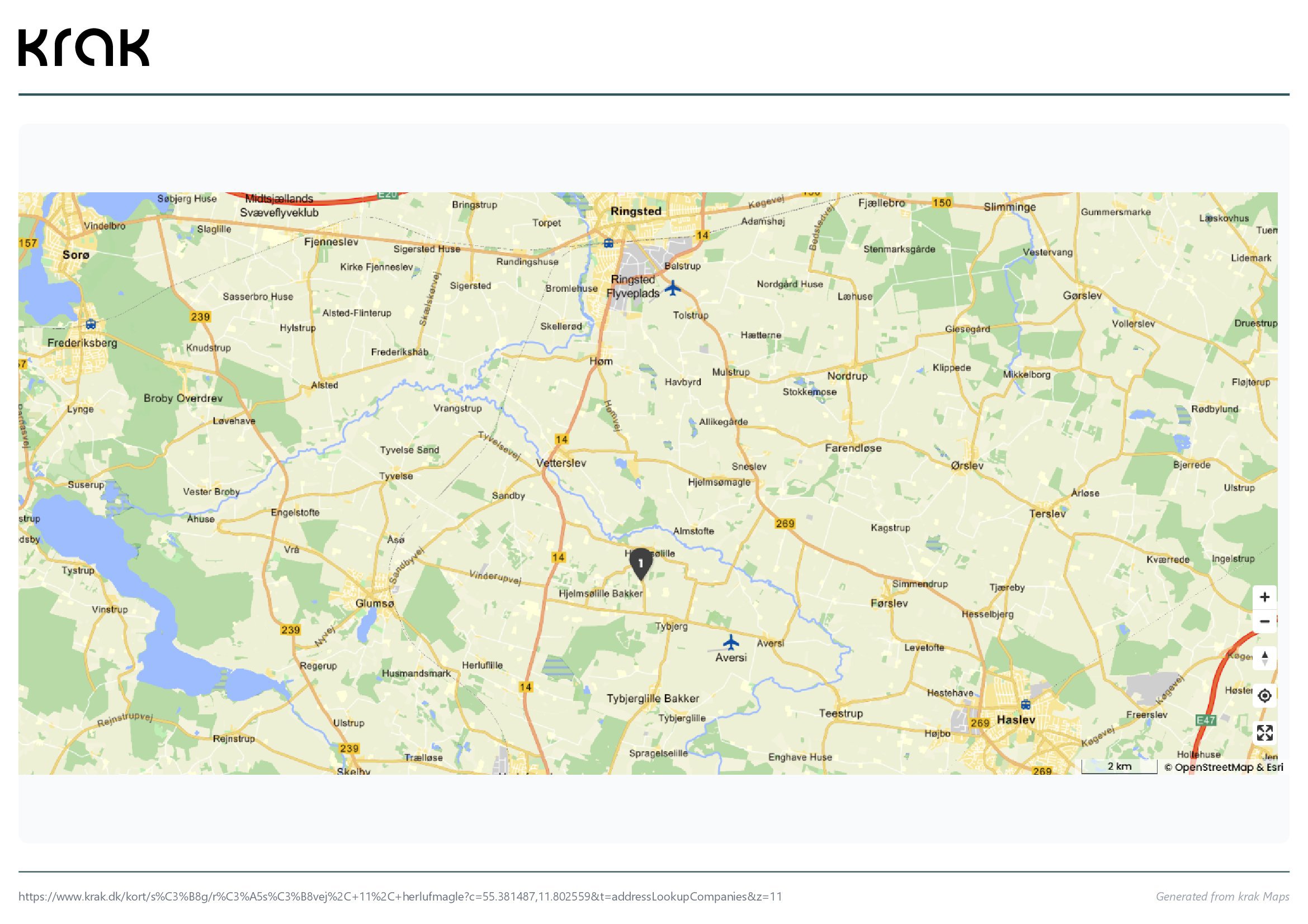 Fremhævet  billede i fuldskærmstilstand. Billede af Råsøvej 11, Tybjerg, 4160 Herlufmagle