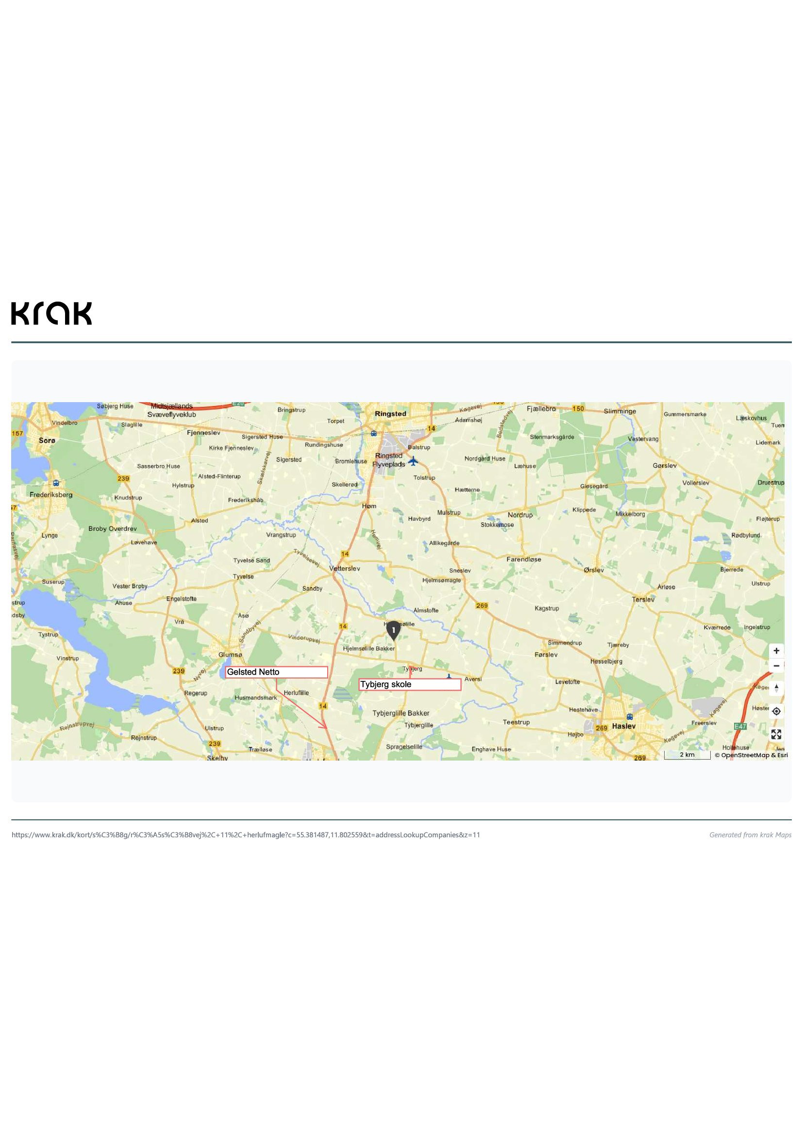 Fremhævet  billede i fuldskærmstilstand. Billede af Råsøvej 11, Tybjerg, 4160 Herlufmagle