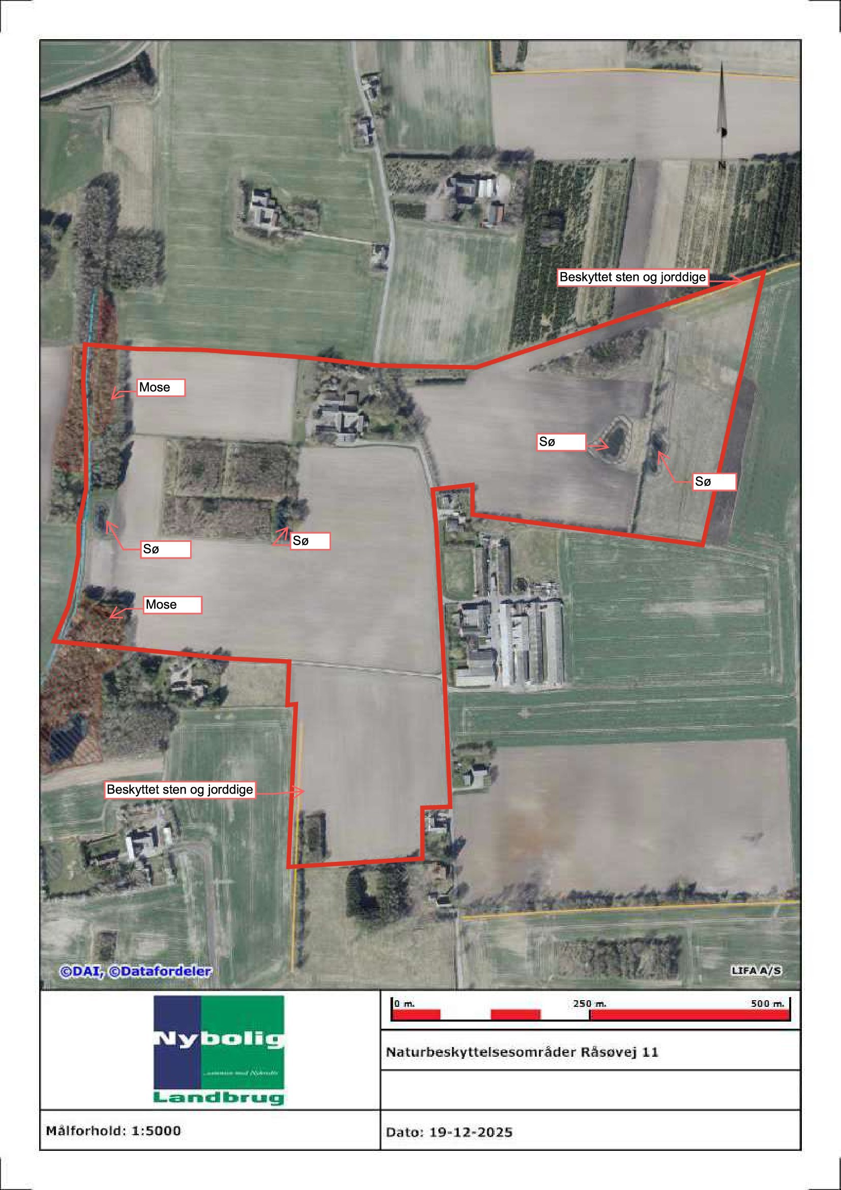 Fremhævet street view billede i fuldskærmstilstand. Billede af Råsøvej 11, Tybjerg, 4160 Herlufmagle