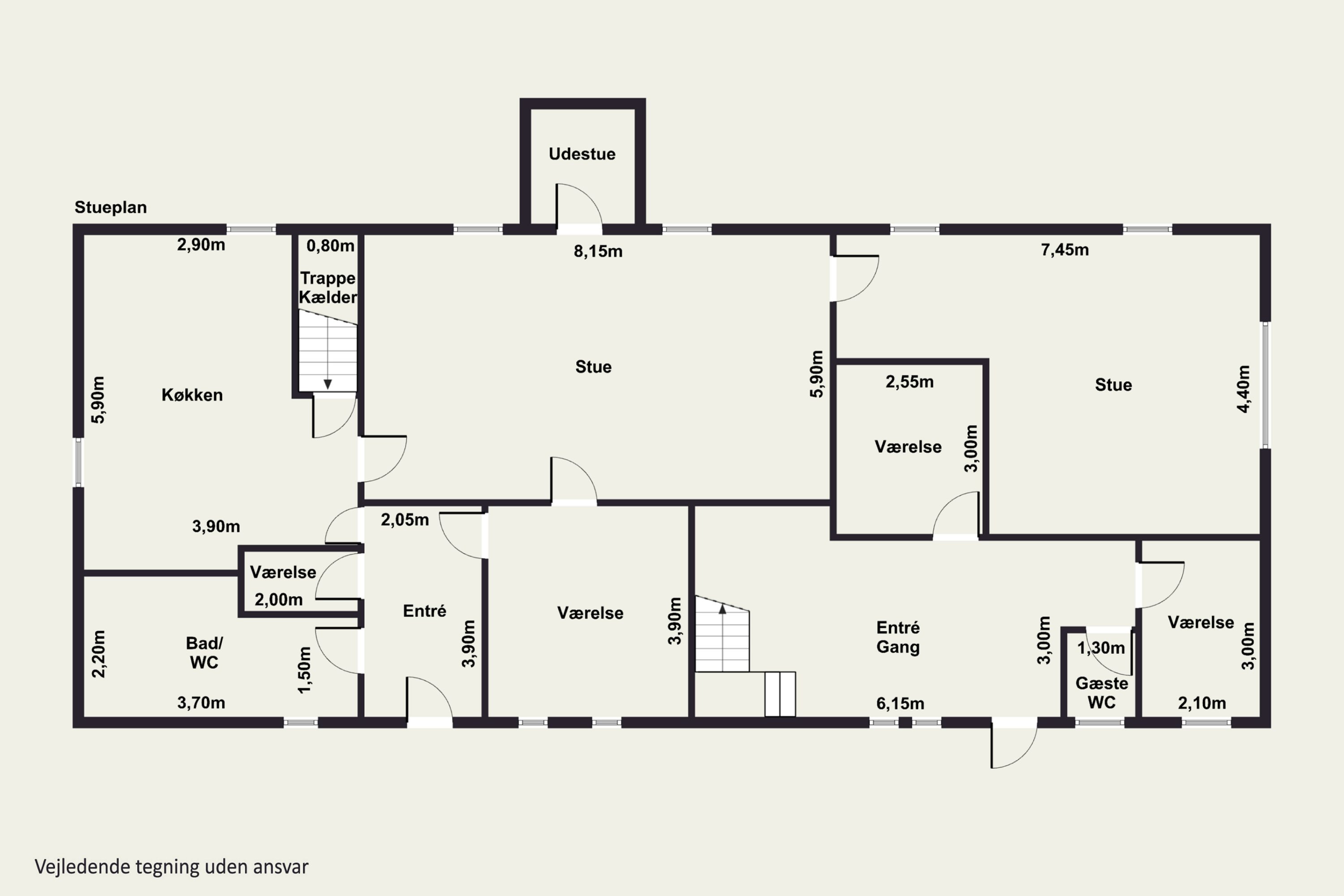 Plantegninger billede af Råsøvej 11, Tybjerg, 4160 Herlufmagle
