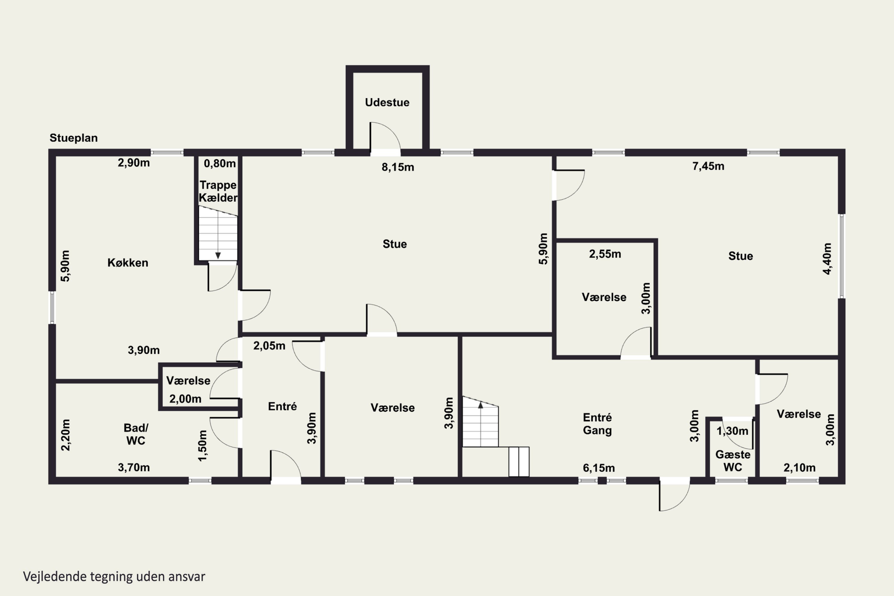 Fremhævet  billede i fuldskærmstilstand. Billede af Råsøvej 11, Tybjerg, 4160 Herlufmagle