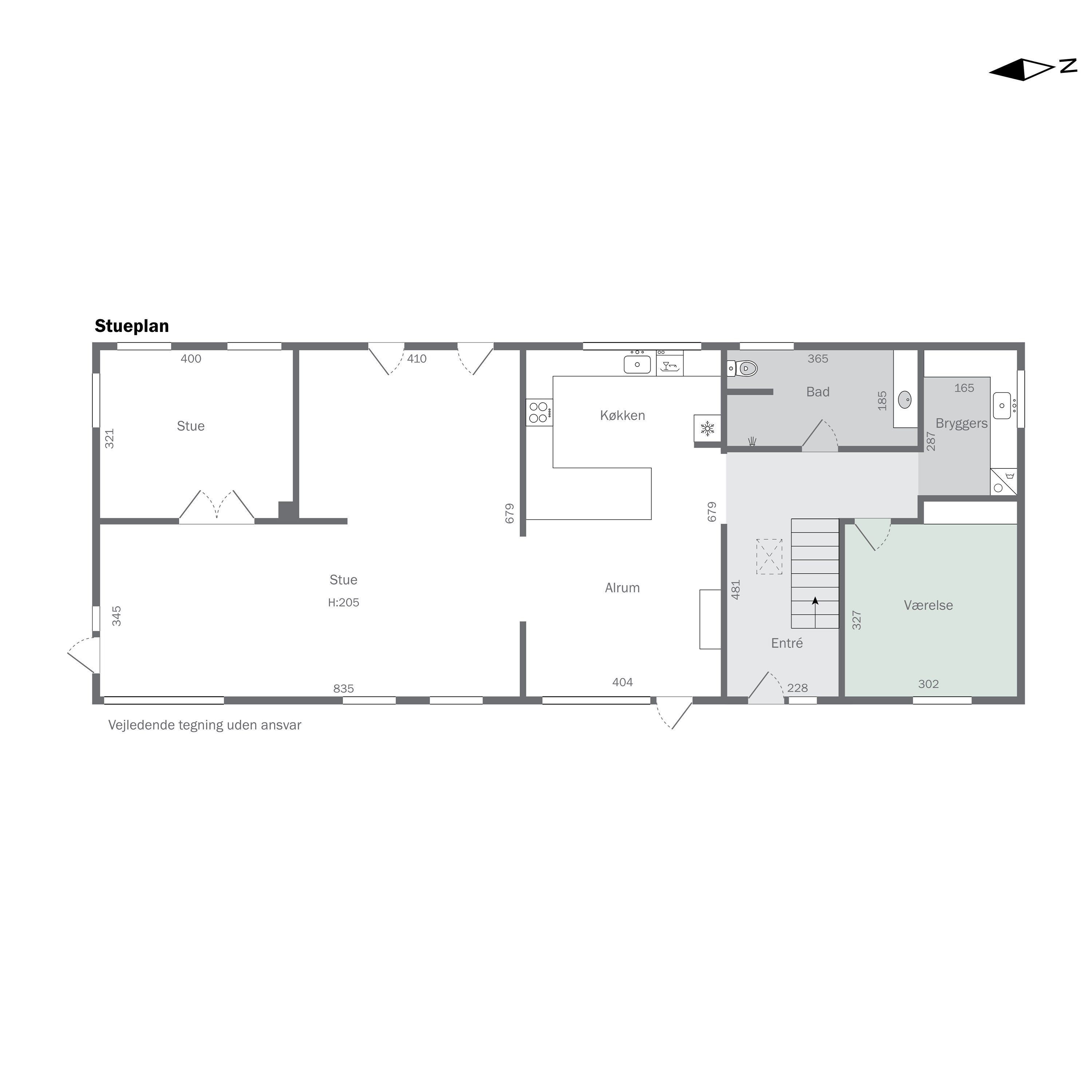 Plantegninger billede af Jegenvej 4, 9900 Frederikshavn