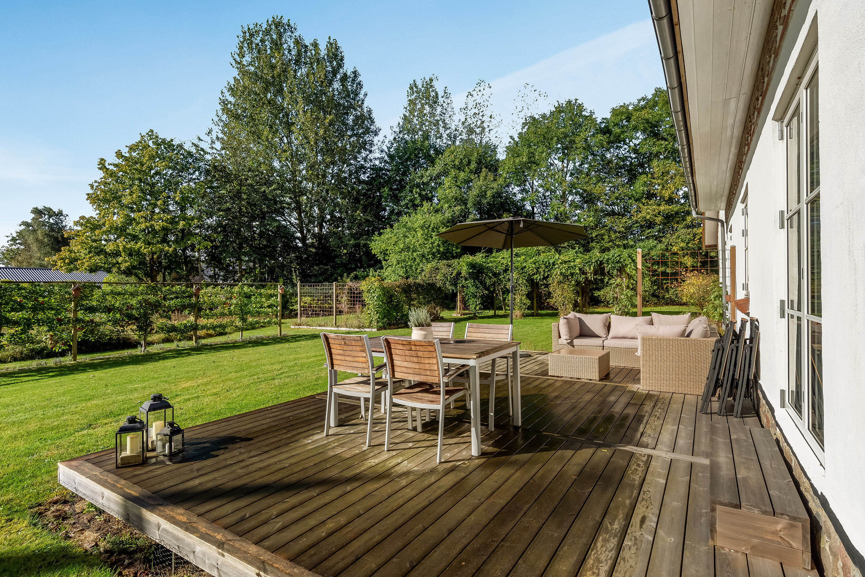 Fremhævet terrasse billede i fuldskærmstilstand. Billede af Smedegårdvej 15, Udstykning., Tvis, 7500 Holstebro