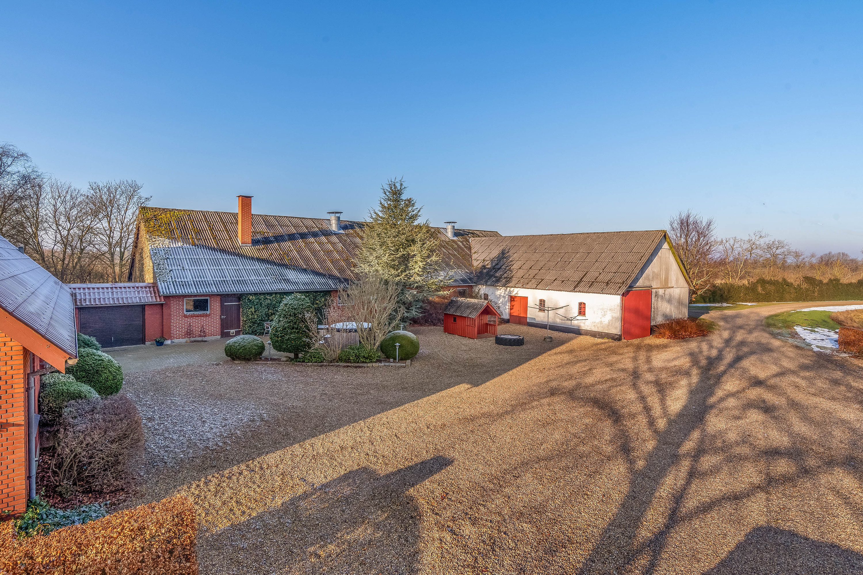 Fremhævet stald billede i fuldskærmstilstand. Billede af Gedhusvej 8, Ilskov, 7451 Sunds