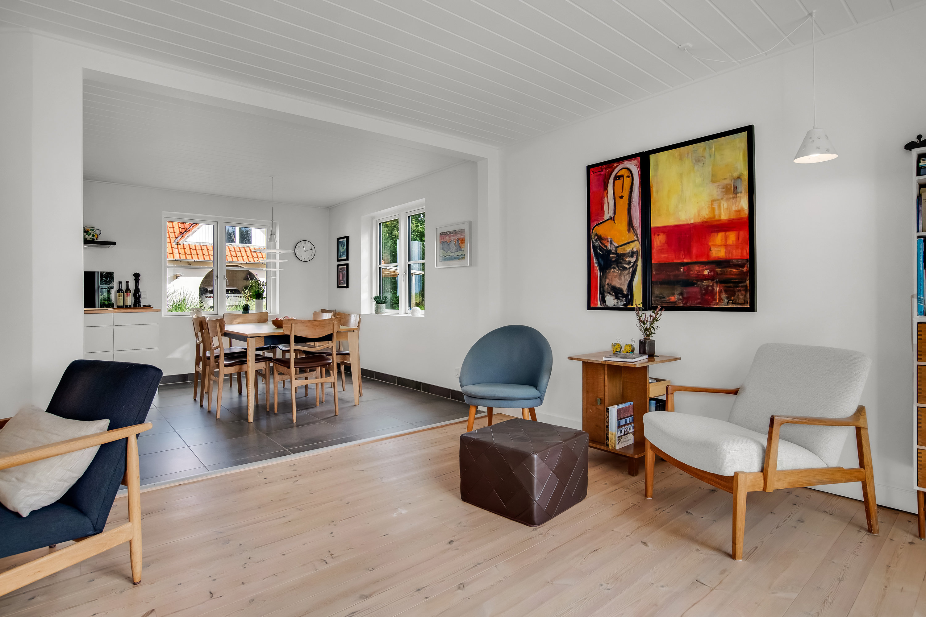 Fremhævet stue billede i fuldskærmstilstand. Billede af Smedegårdvej 15, Udstykning., Tvis, 7500 Holstebro