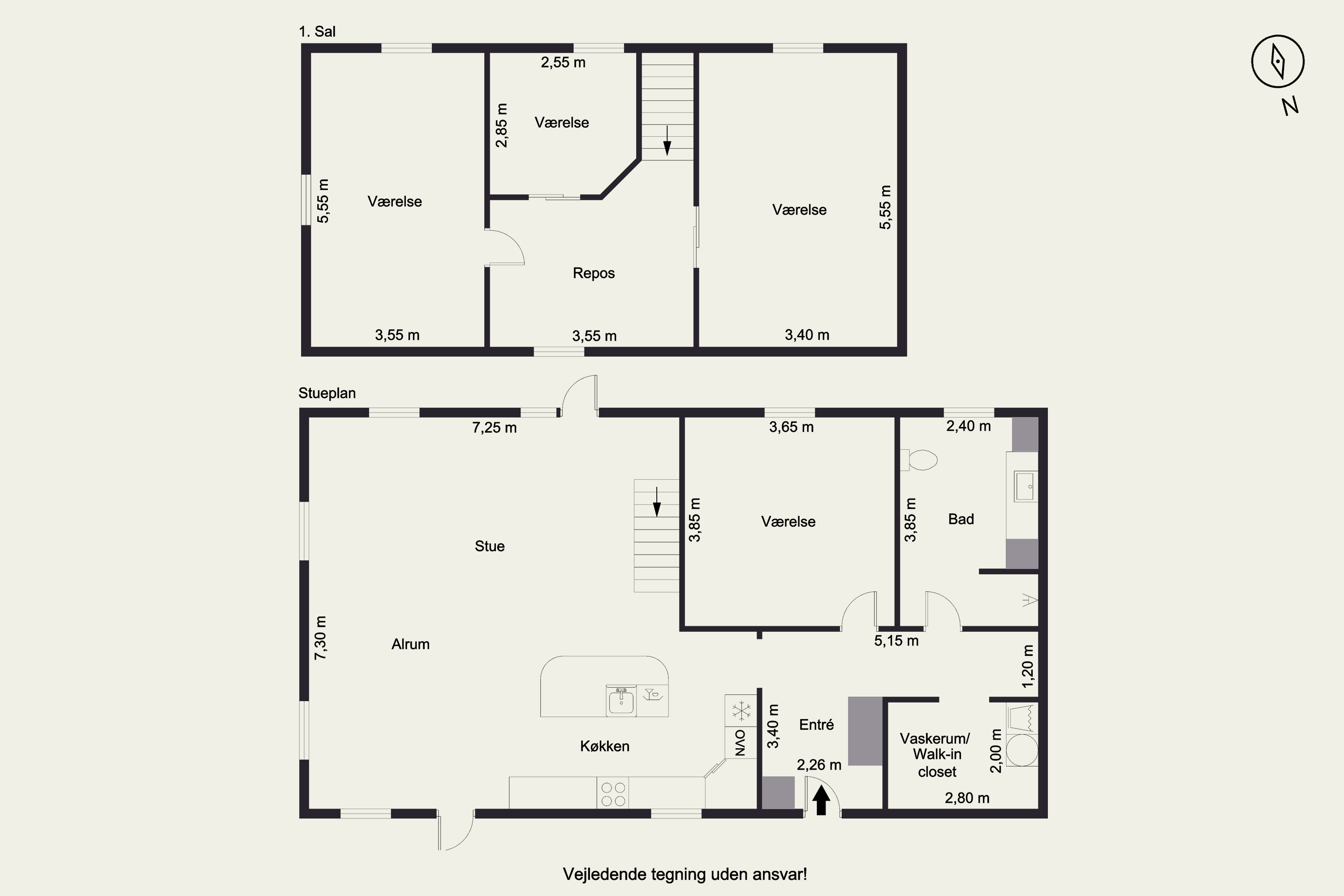 Plantegninger billede af Gedhusvej 9, Simmelkær, 7451 Sunds