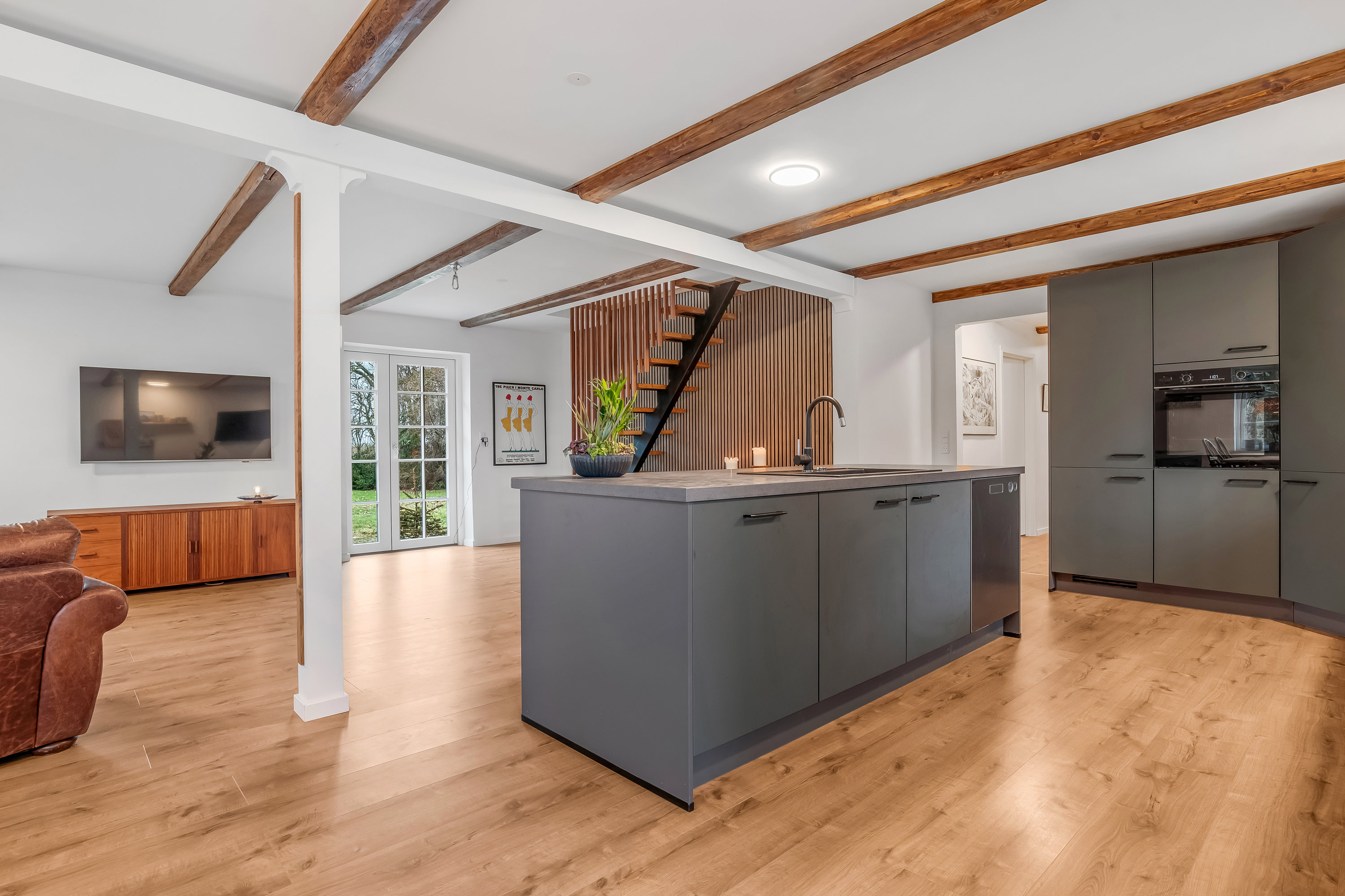 Fremhævet køkken billede i fuldskærmstilstand. Billede af Gedhusvej 9, Simmelkær, 7451 Sunds