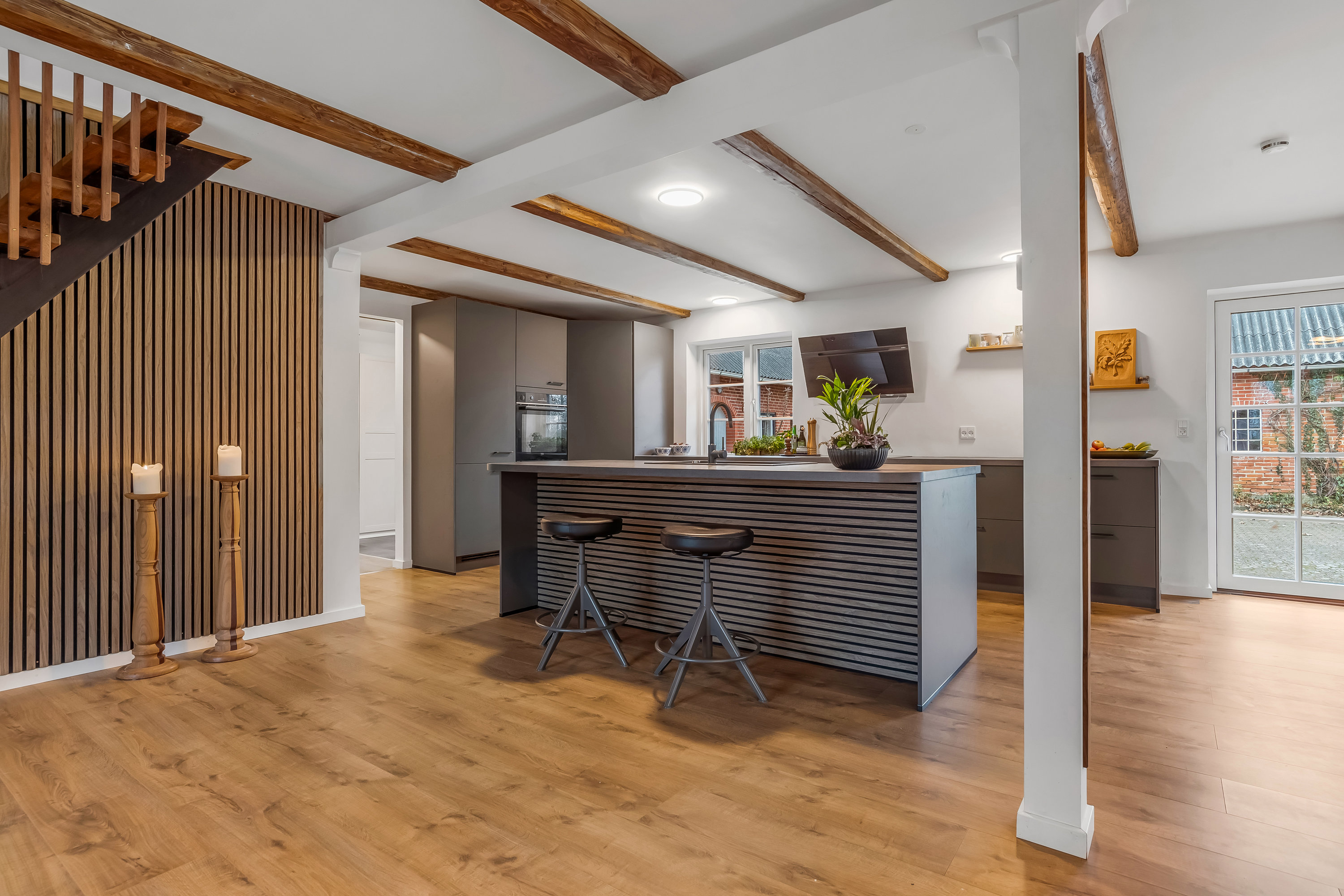 Fremhævet køkken billede i fuldskærmstilstand. Billede af Gedhusvej 9, Simmelkær, 7451 Sunds