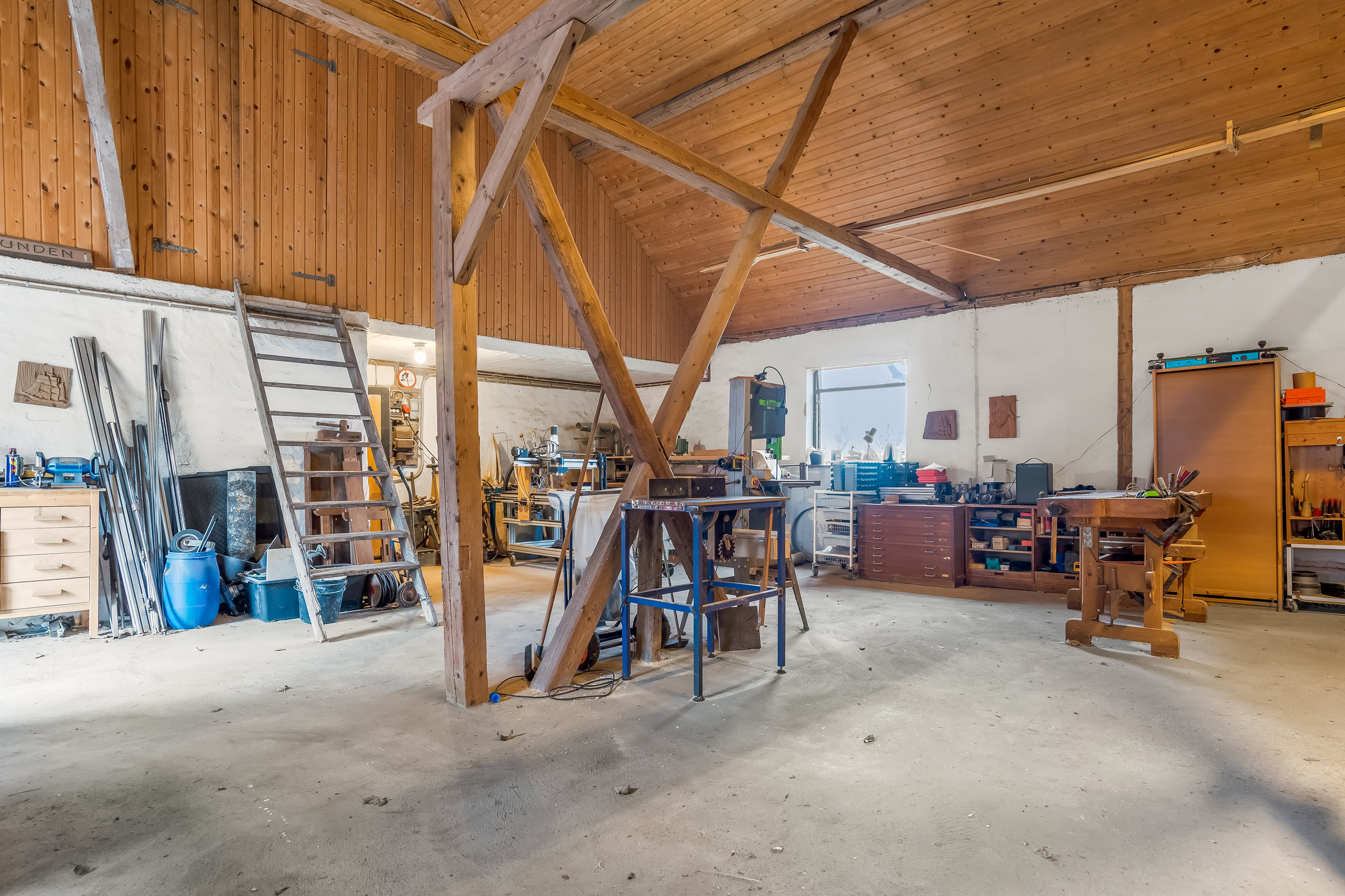 Fremhævet værksted billede i fuldskærmstilstand. Billede af Gedhusvej 9, Simmelkær, 7451 Sunds