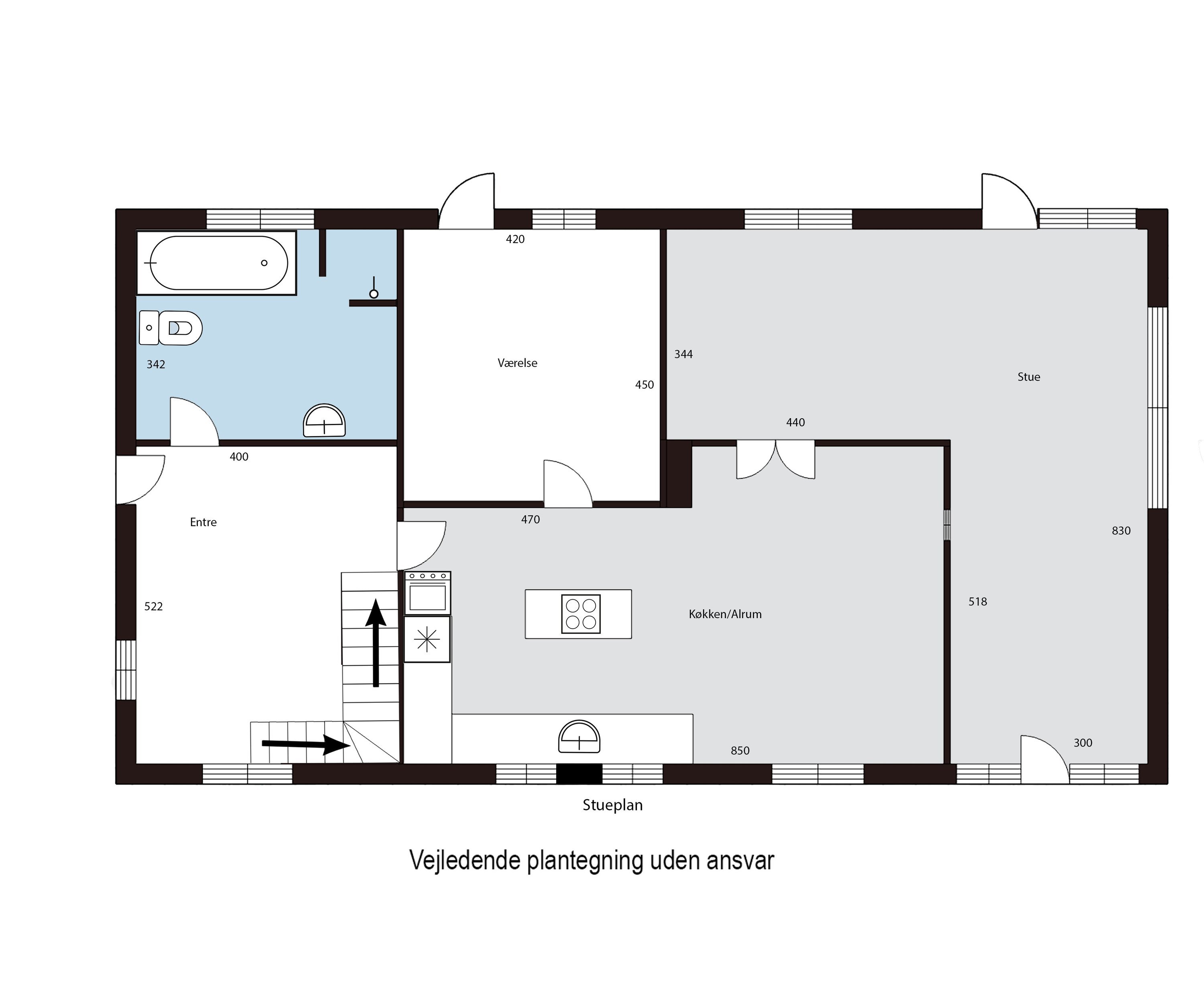 Plantegninger billede af Jordløsevej 21, V Hæsinge, 5672 Broby