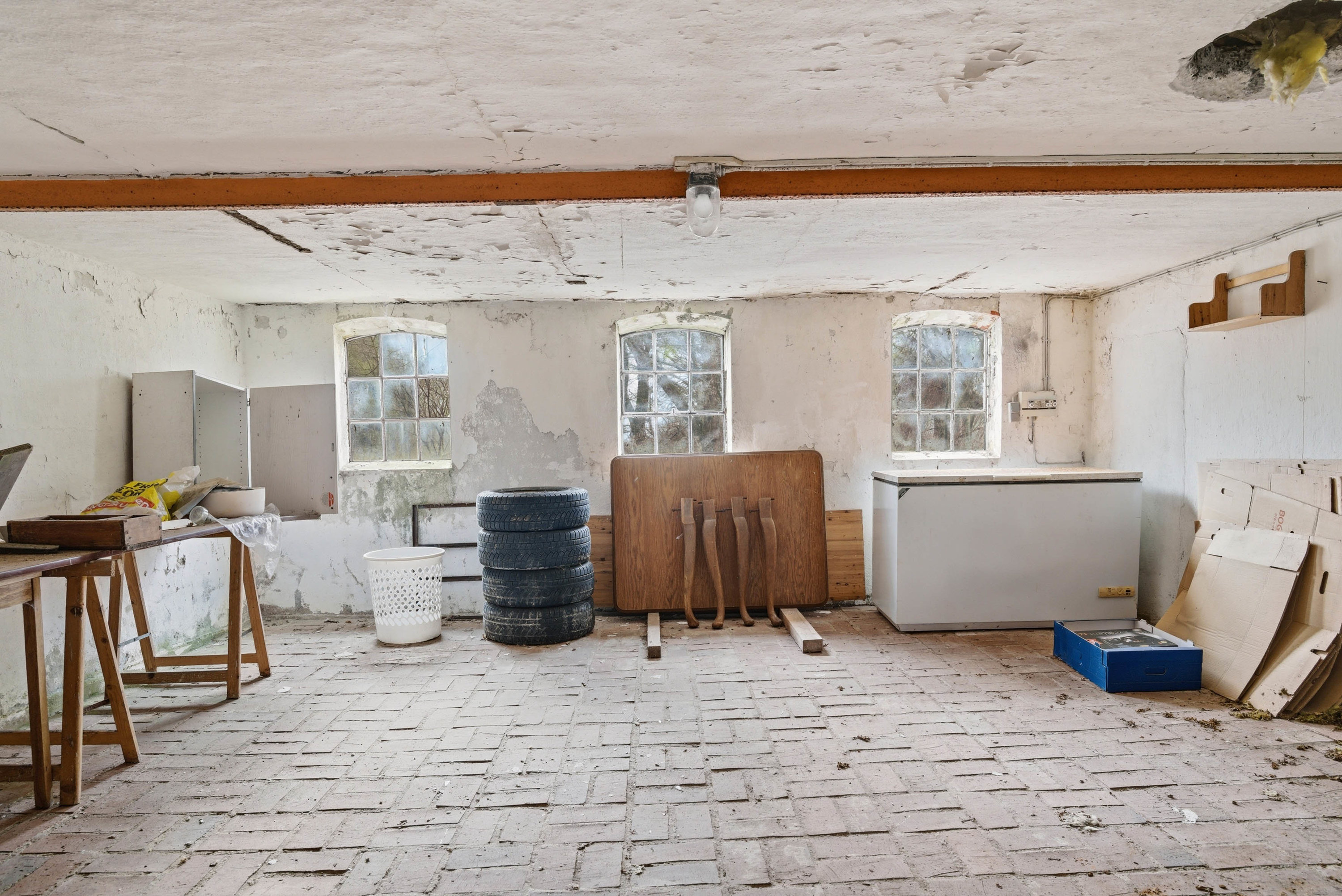 Fremhævet stald billede i fuldskærmstilstand. Billede af Skorkærvej 2, Staby, 6990 Ulfborg