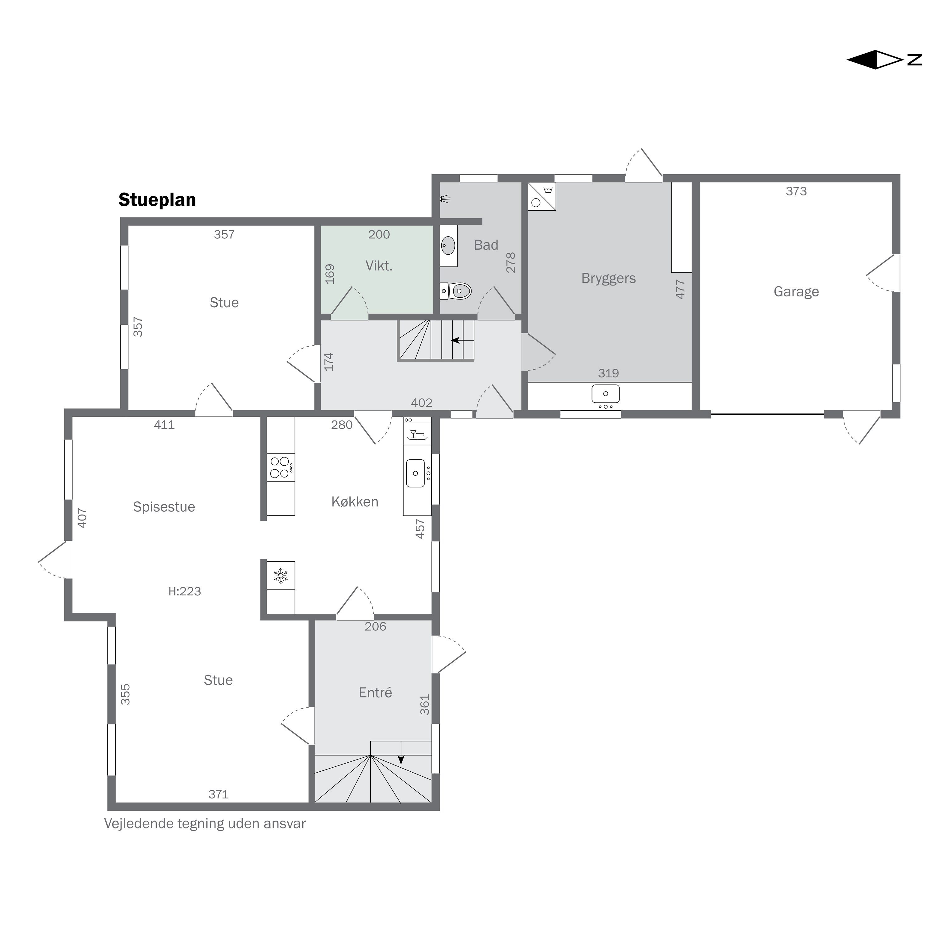 Plantegninger billede af Middelfartvej 635, Spedsbjerg, 5491 Blommenslyst