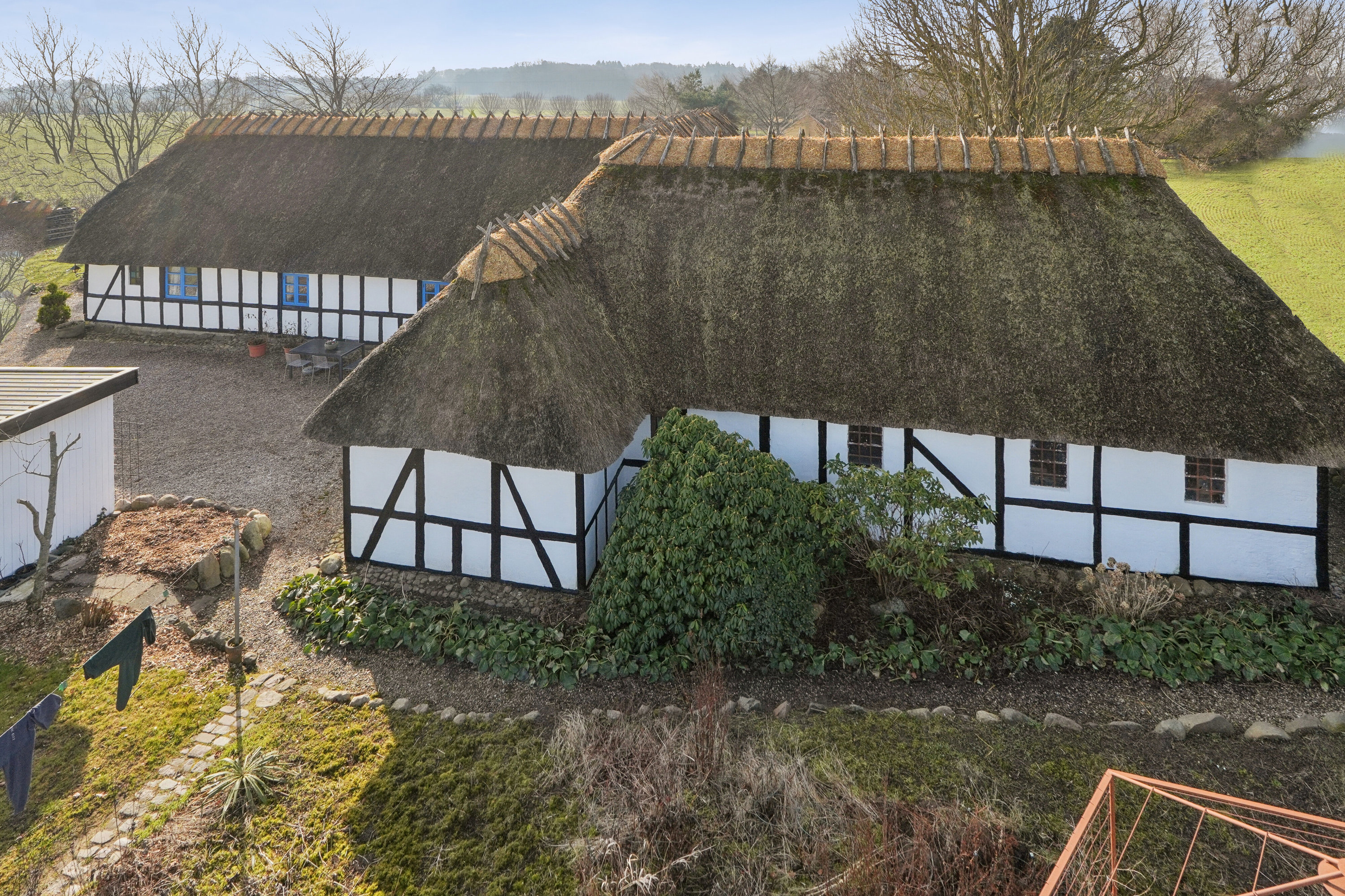 Fremhævet luftfoto billede i fuldskærmstilstand. Billede af Banevej 10, Farstrup, 5471 Søndersø