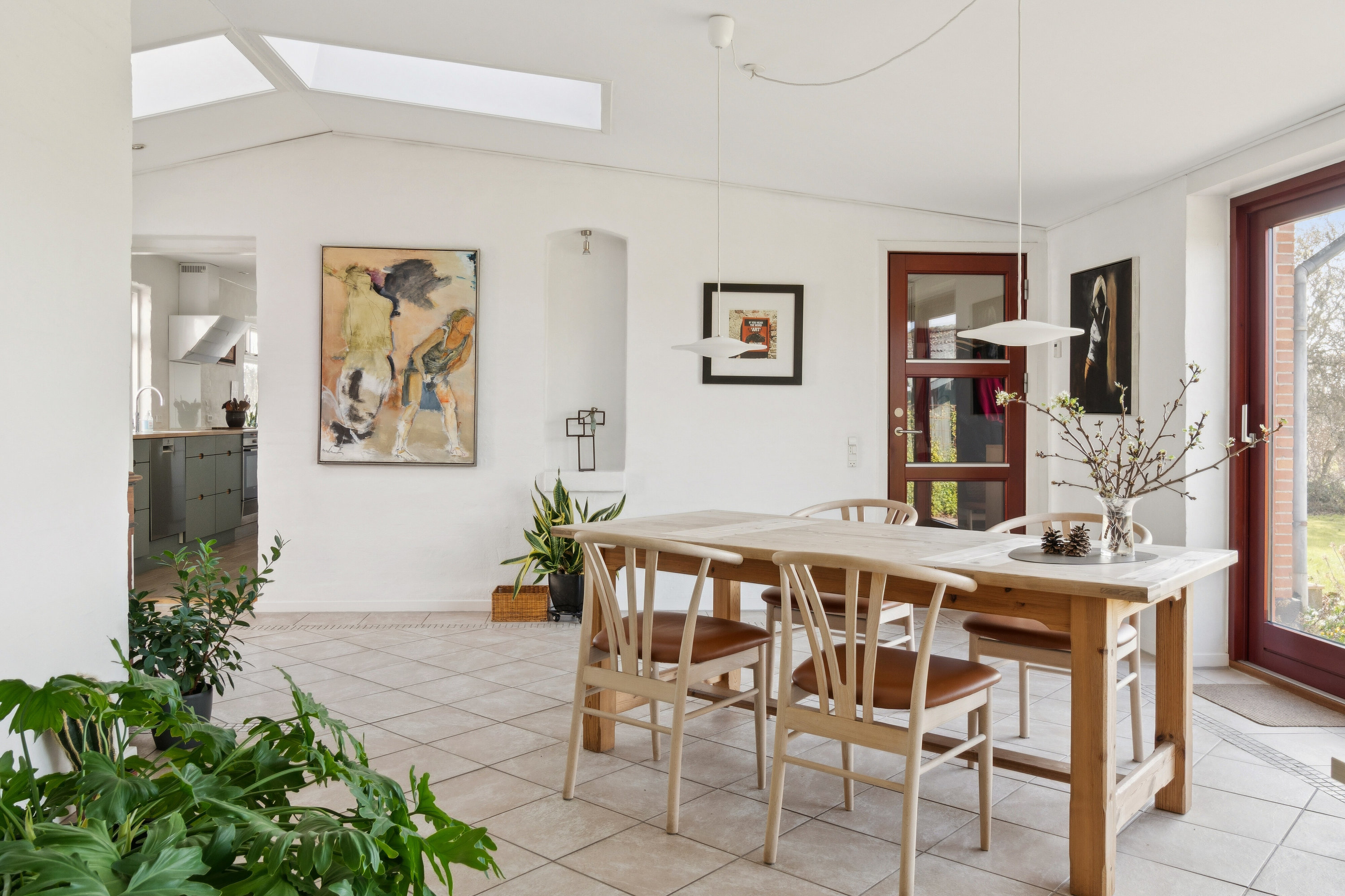 Fremhævet udestue/alrum billede i fuldskærmstilstand. Billede af Præstemarken 6, Nr Broby, 5672 Broby