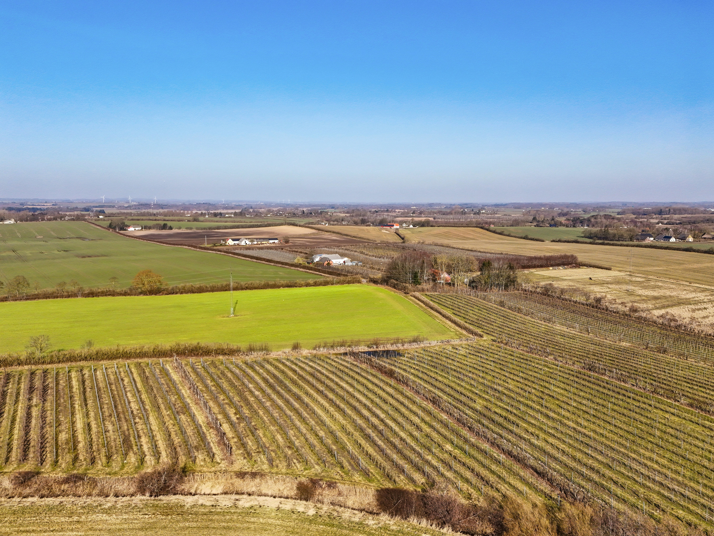 Fremhævet luftfoto billede i fuldskærmstilstand. Billede af Præstemarken 6, Nr Broby, 5672 Broby
