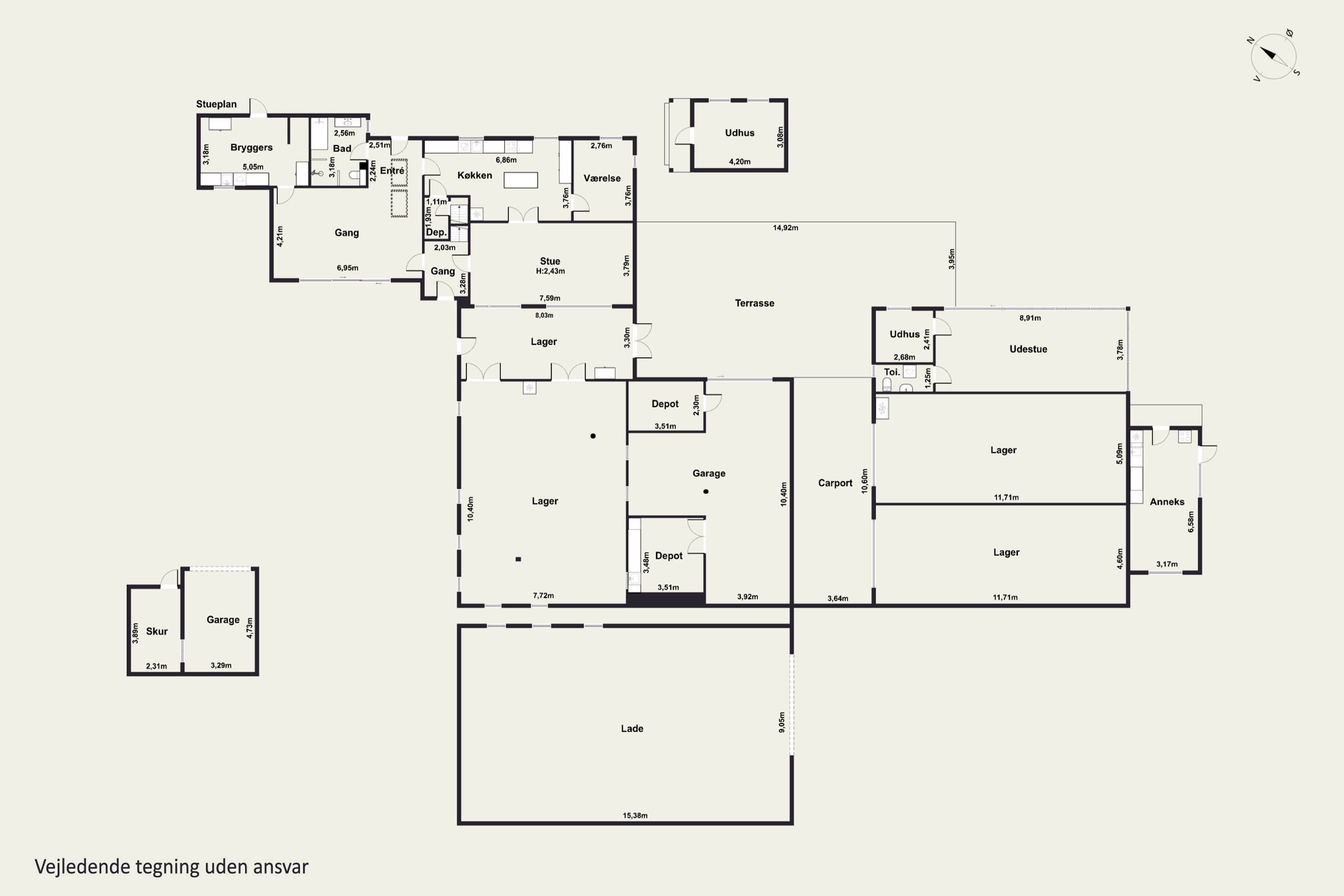 Plantegninger billede af Præstemarken 6, Nr Broby, 5672 Broby