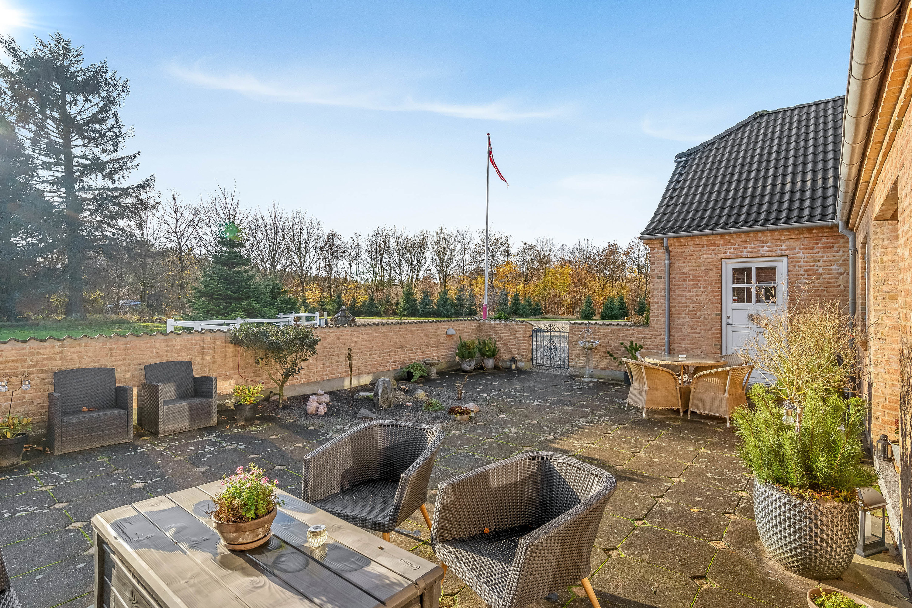 Fremhævet terrasse billede i fuldskærmstilstand. Billede af Del af Meldmosevej 5, Møborg, 7660 Bækmarksbro