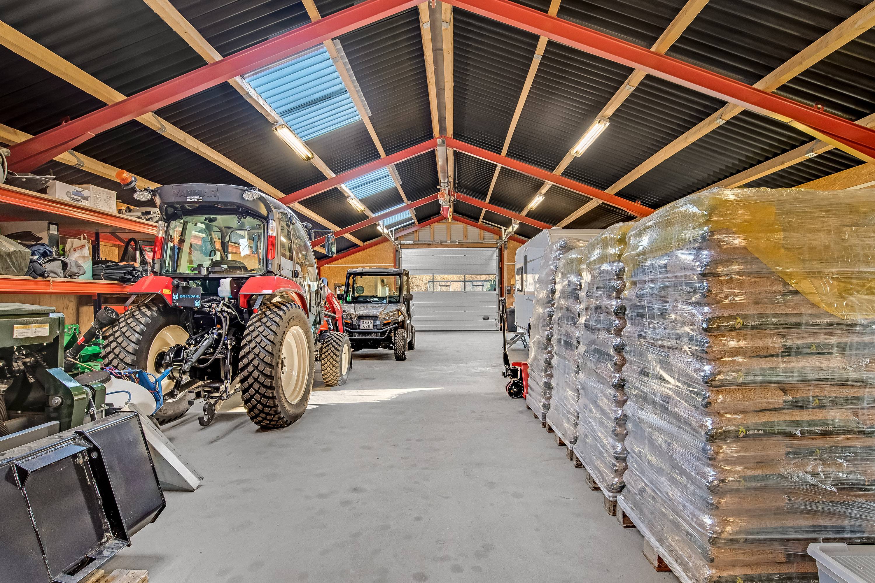 Fremhævet maskinhus billede i fuldskærmstilstand. Billede af Del af Meldmosevej 5, Møborg, 7660 Bækmarksbro