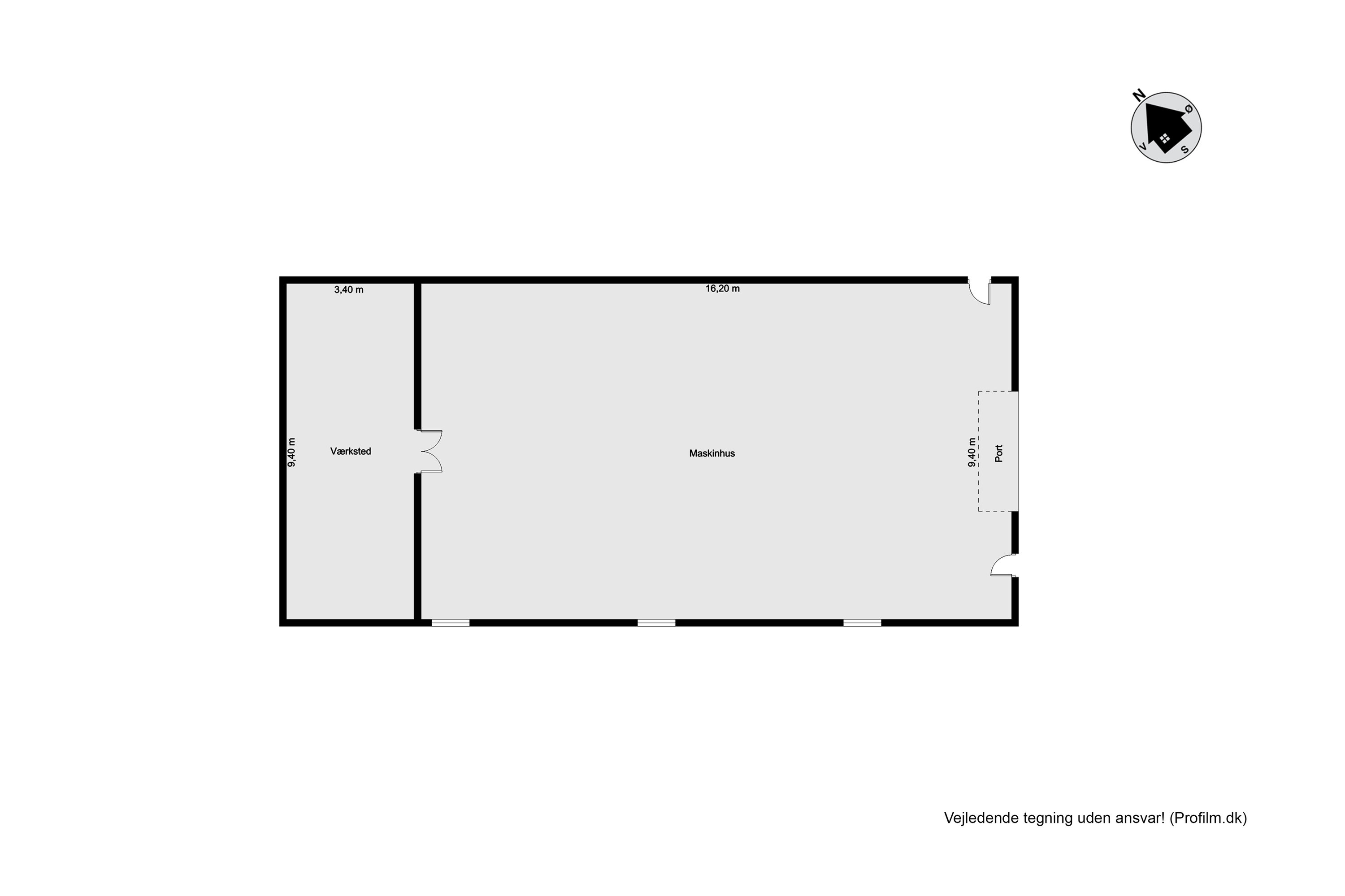 Plantegninger billede af Del af Meldmosevej 5, Møborg, 7660 Bækmarksbro