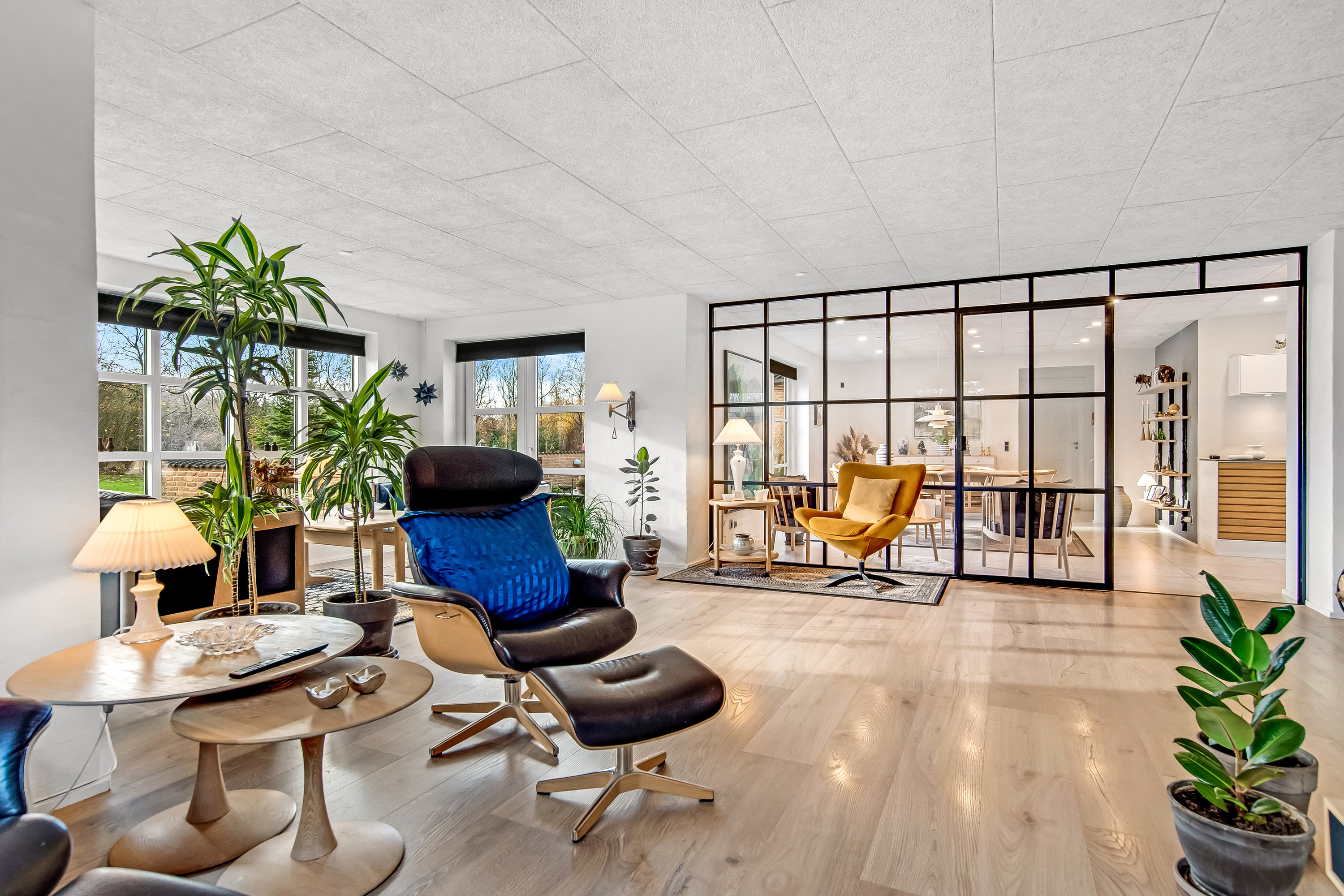 Fremhævet stue billede i fuldskærmstilstand. Billede af Del af Meldmosevej 5, Møborg, 7660 Bækmarksbro