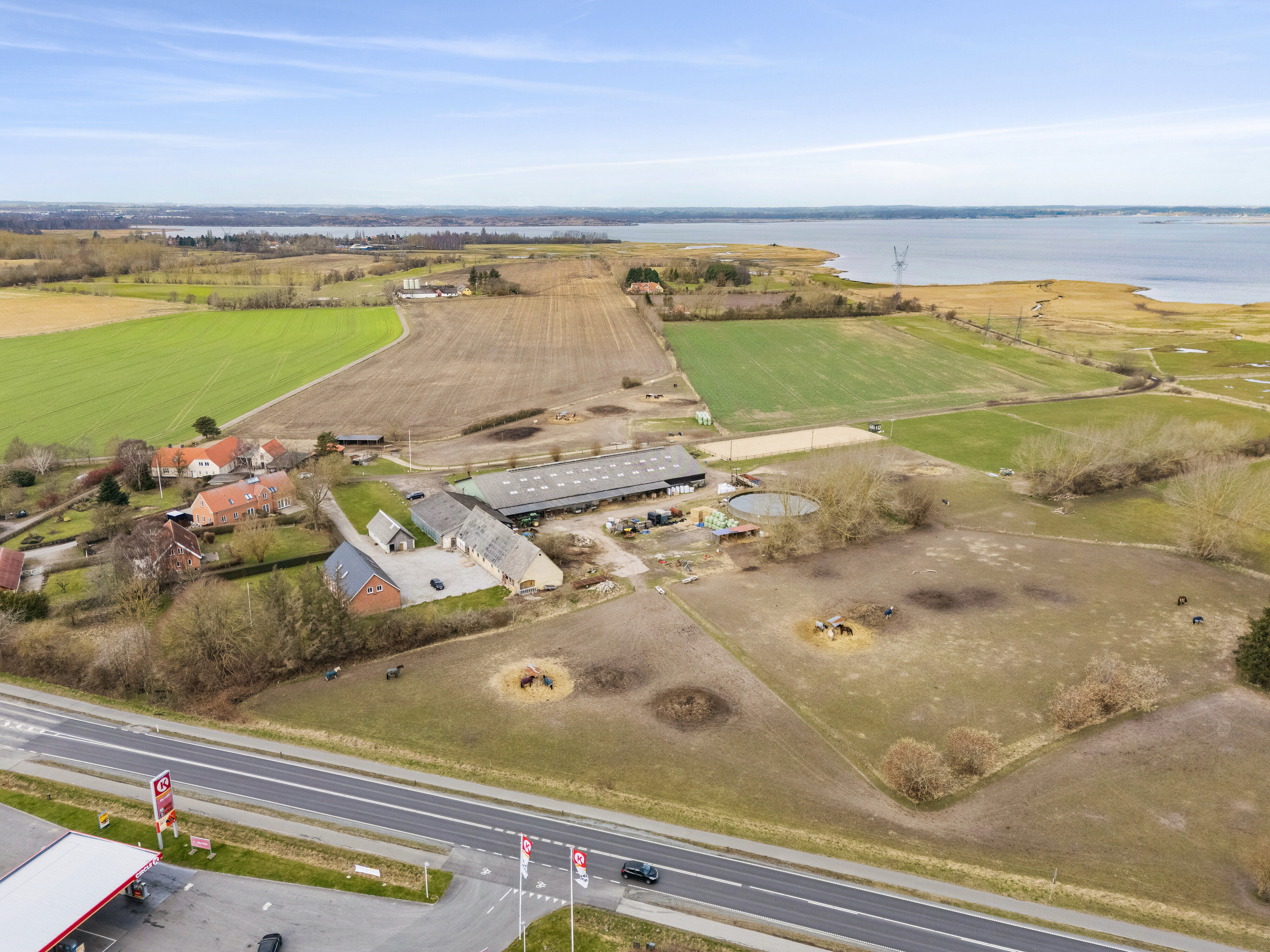 Fremhævet luftfoto billede i fuldskærmstilstand. Billede af Engløkken 5, Bullerup, 5320 Agedrup