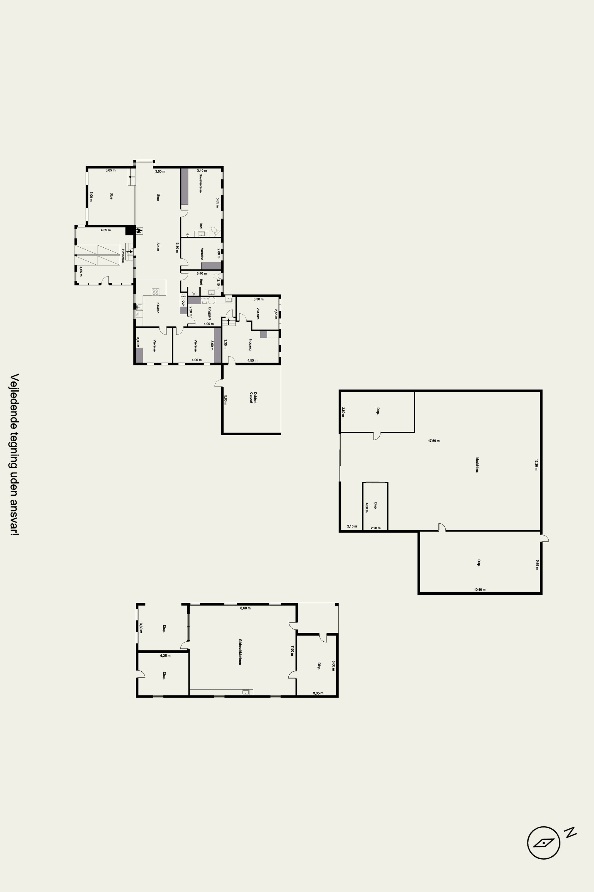 Plantegninger billede af Uglkærvej 2, Tvis, 7500 Holstebro