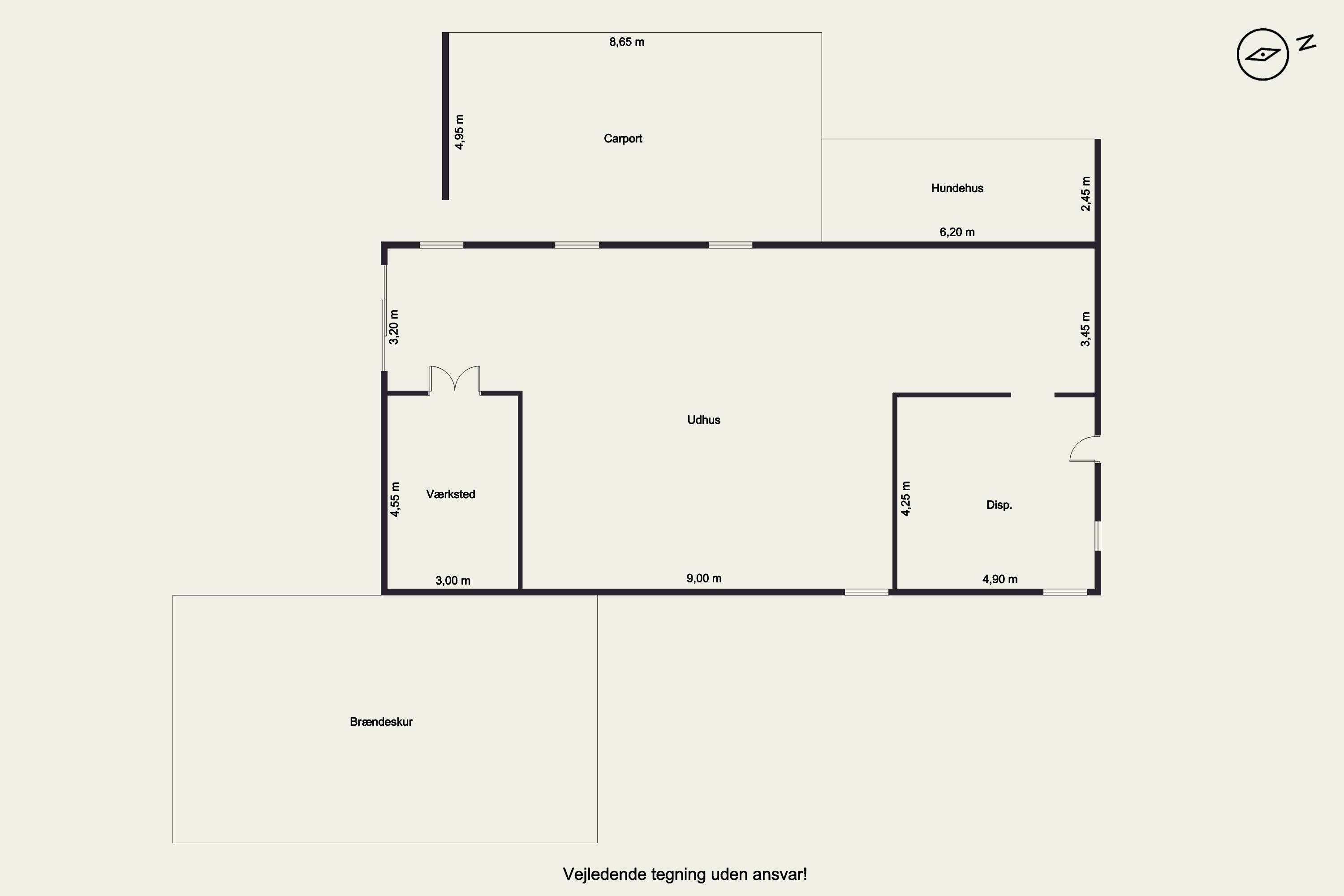 Plantegninger billede af Svendshedevej 11, Svendshede, 7830 Vinderup