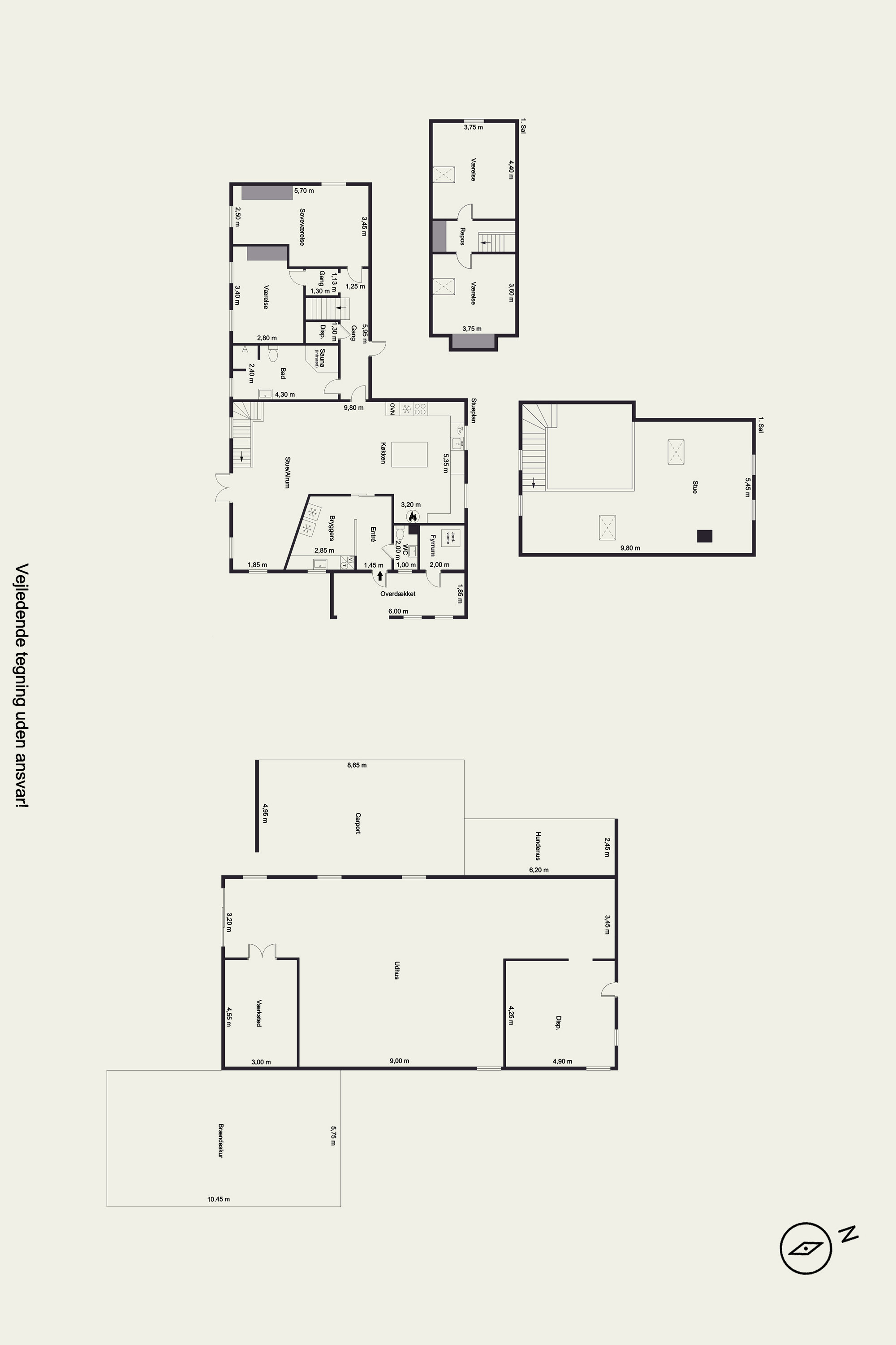Plantegninger billede af Svendshedevej 11, Svendshede, 7830 Vinderup