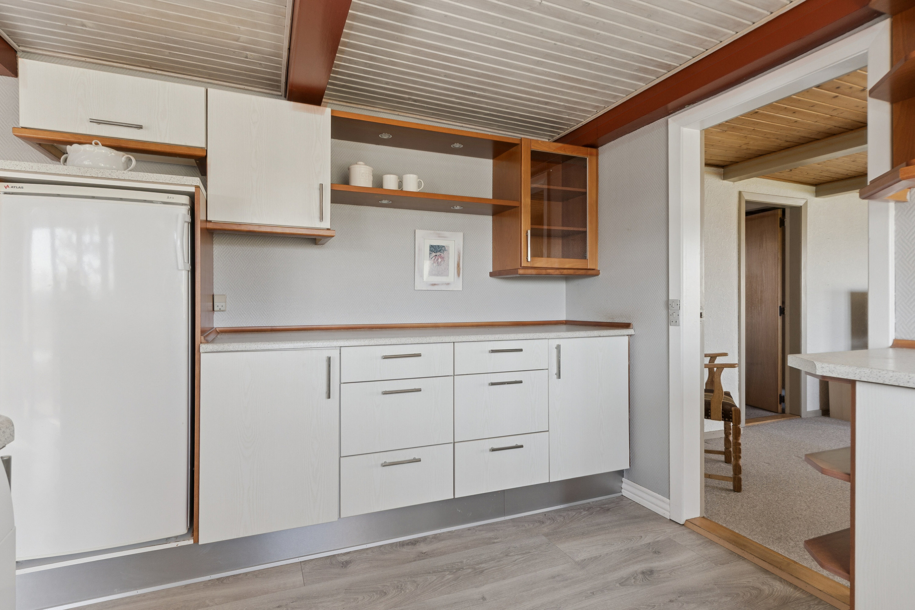 Fremhævet køkken billede i fuldskærmstilstand. Billede af Gønderupvej 10, 9760 Vrå