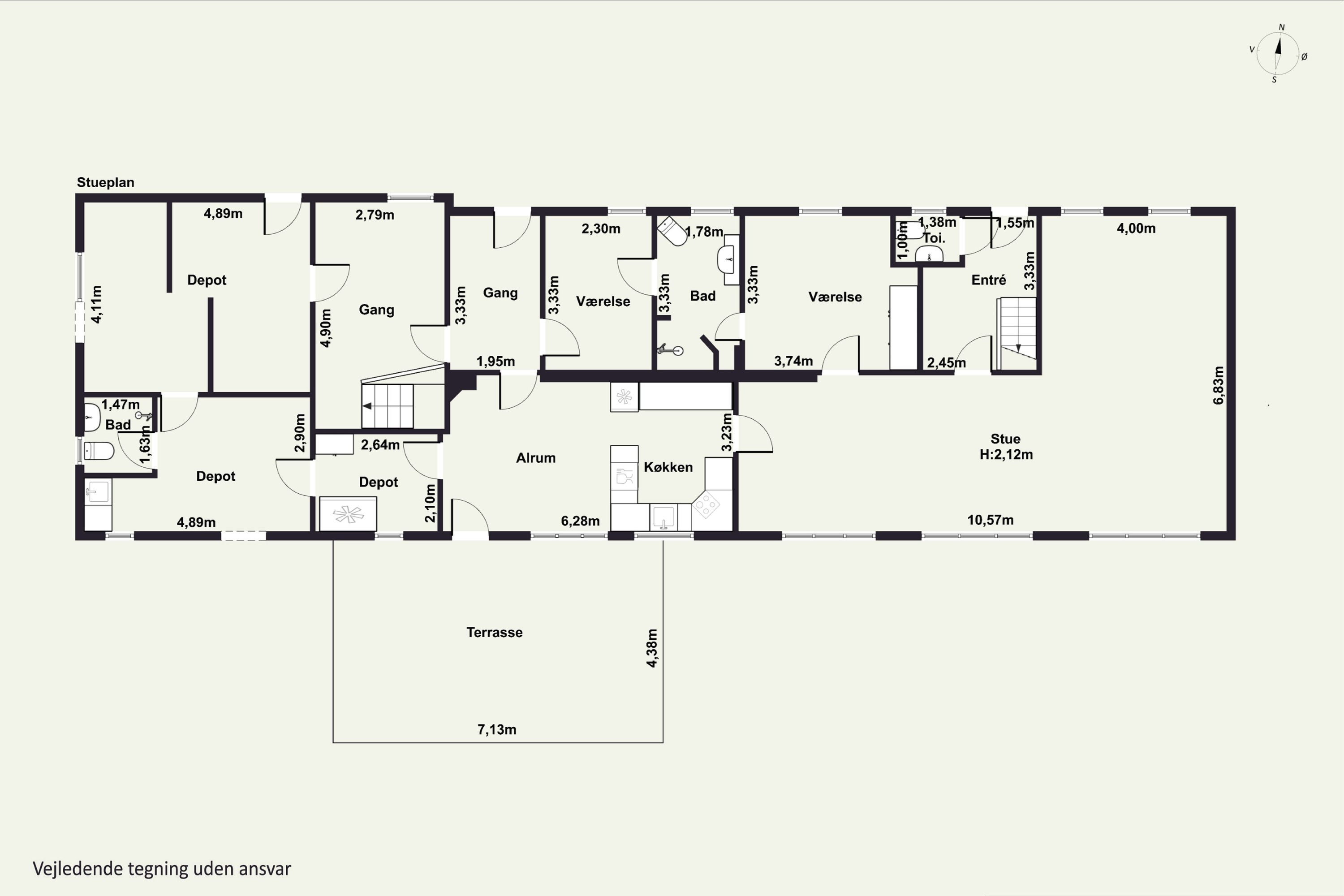 Plantegninger billede af Gønderupvej 10, 9760 Vrå