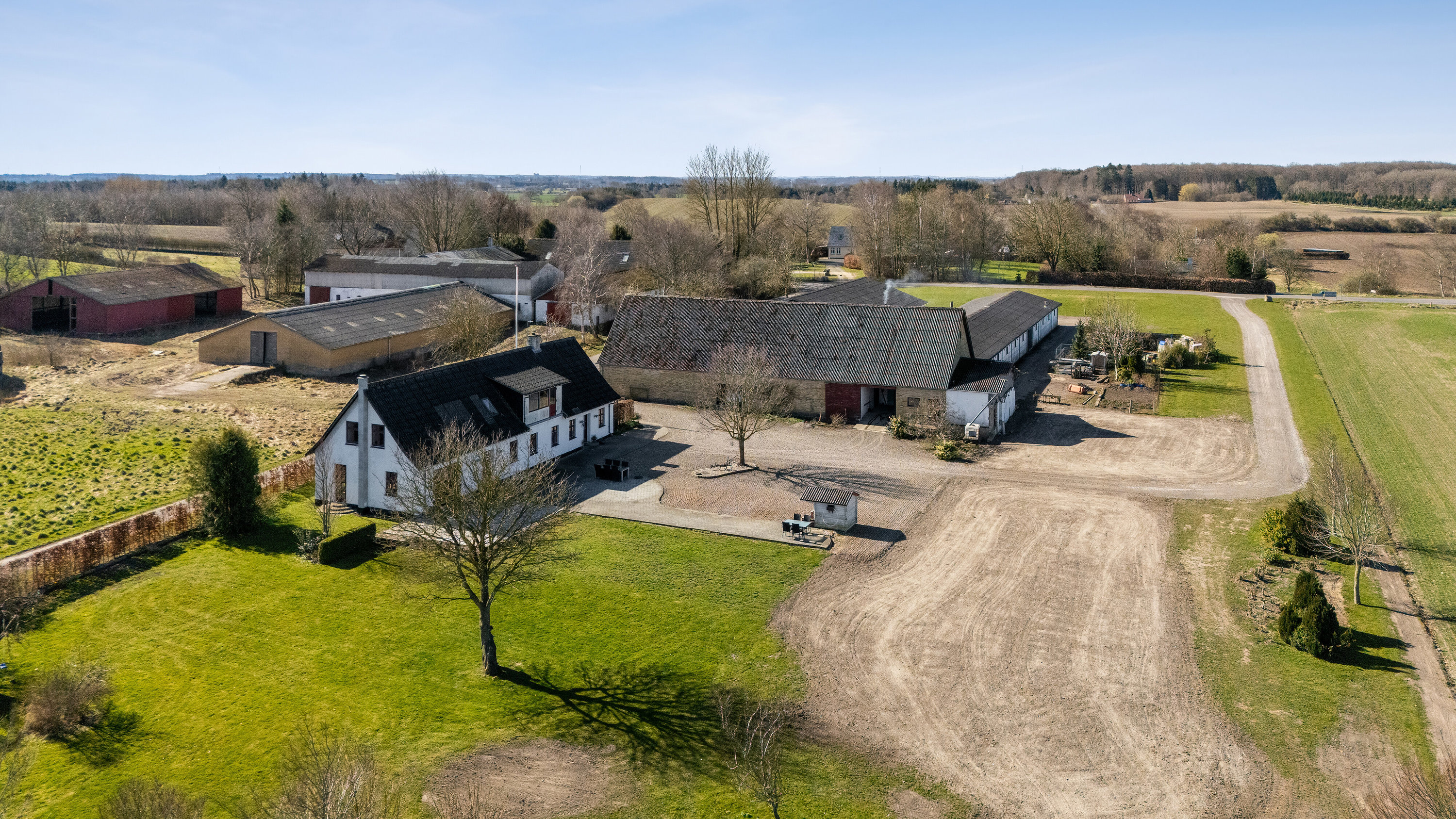 Fremhævet set fra haven billede i fuldskærmstilstand. Billede af Øremosevej 1, 4293 Dianalund