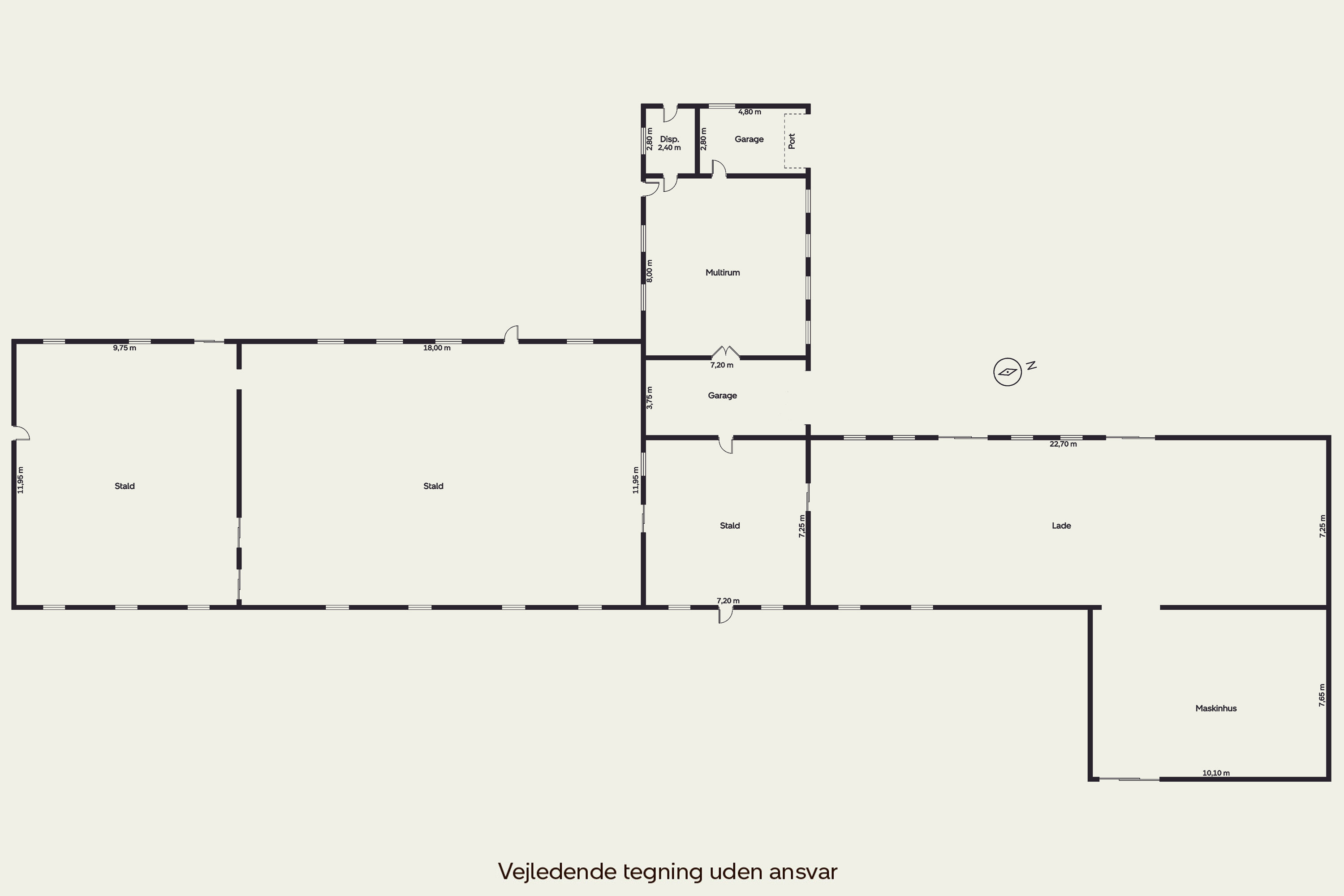 Plantegninger billede af Skarbyvej 6, 7560 Hjerm