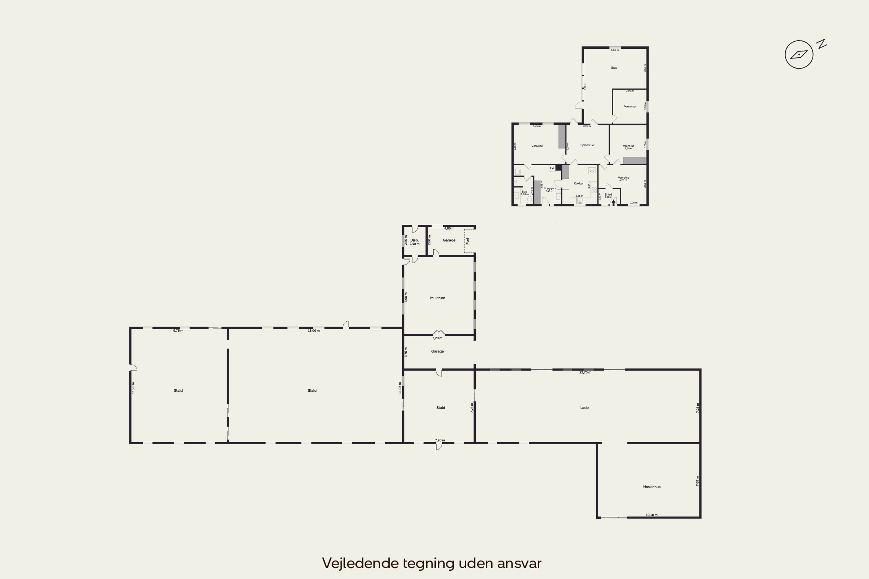 Plantegninger billede af Skarbyvej 6, 7560 Hjerm
