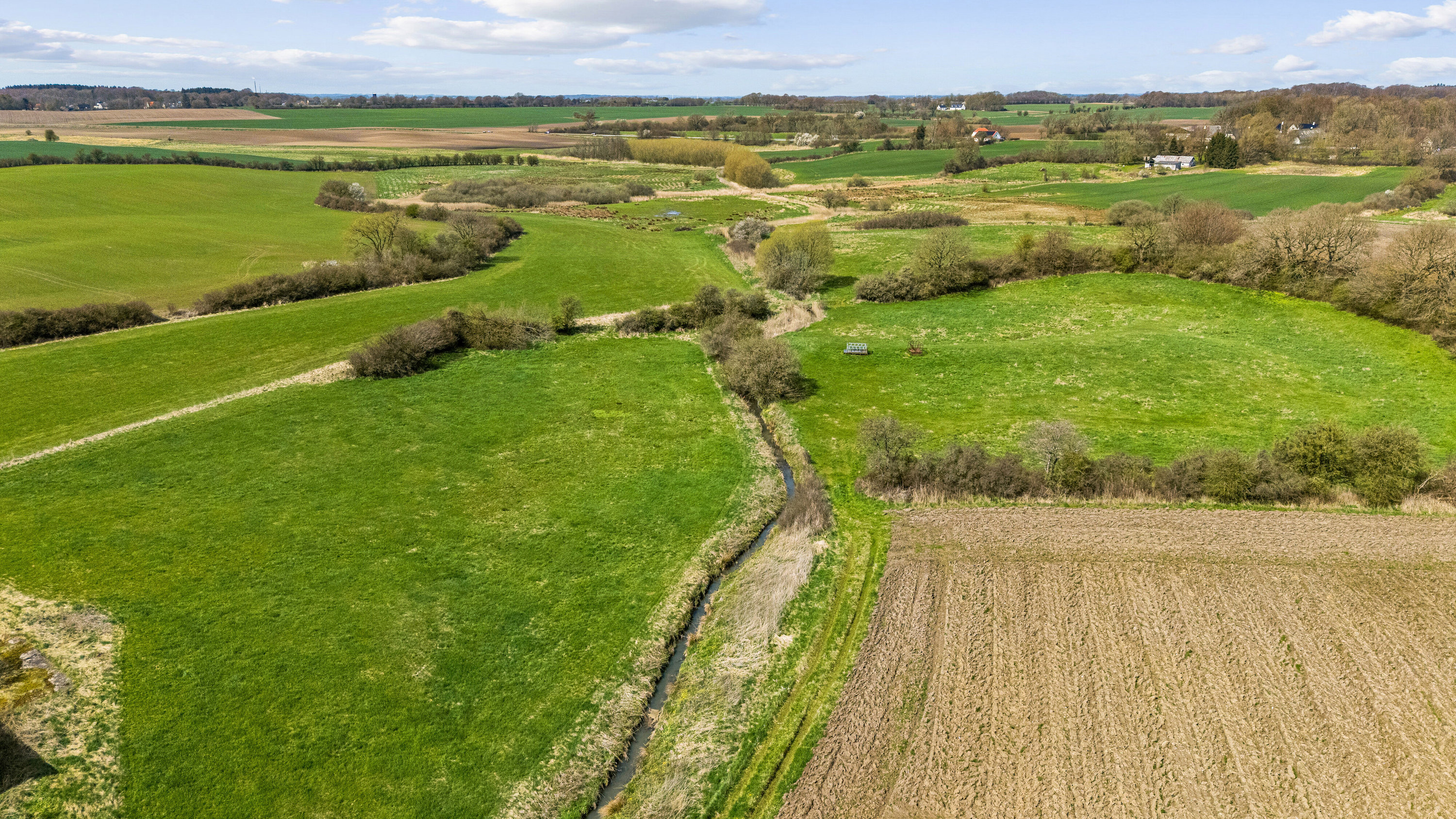 Fremhævet luftfoto billede i fuldskærmstilstand. Billede af Ødis Kroge Vej 19, Ødis, 6580 Vamdrup
