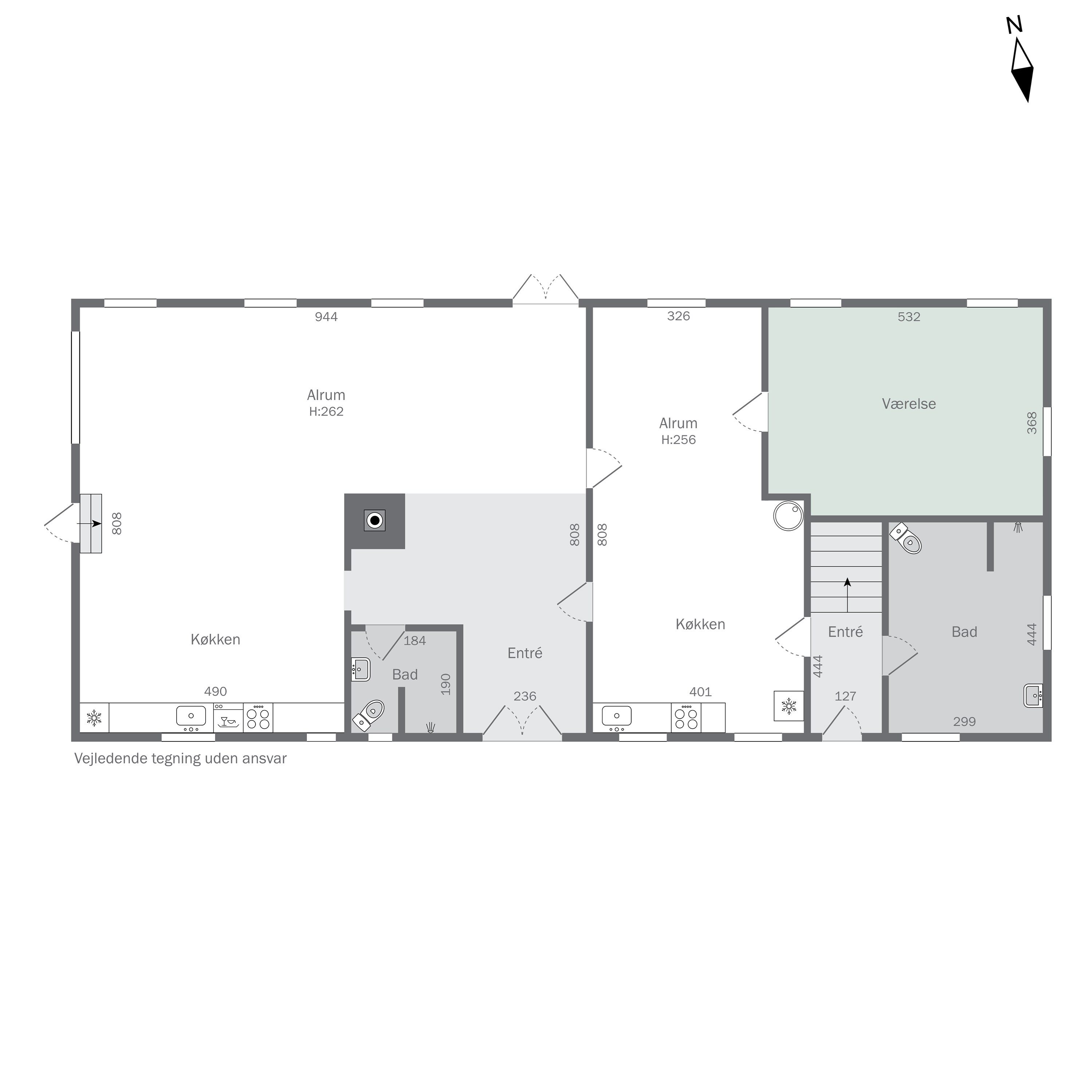 Plantegninger billede af Lunden 1, Everdrup, 4733 Tappernøje