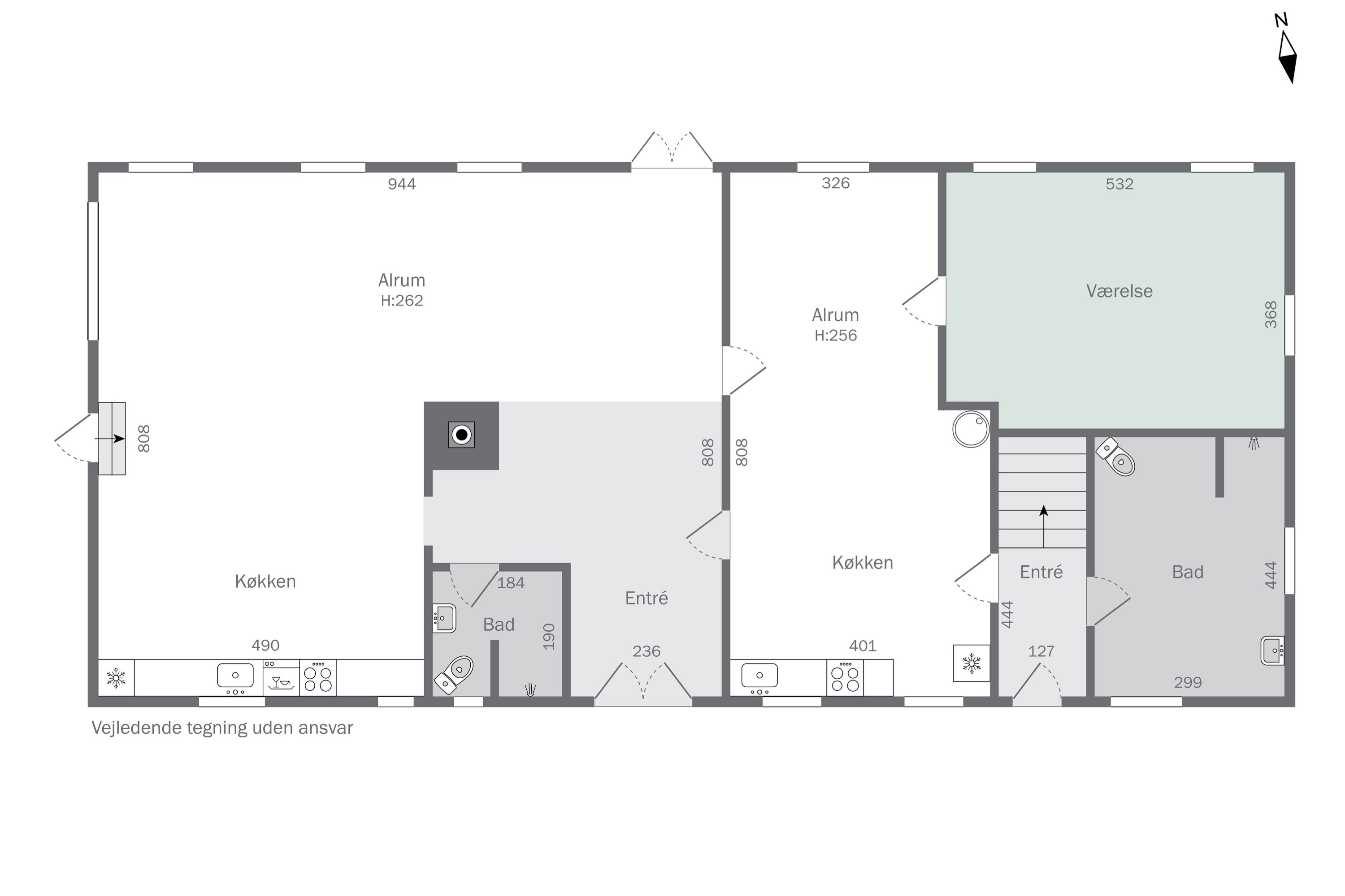 Plantegninger billede af Lunden 1, Everdrup, 4733 Tappernøje
