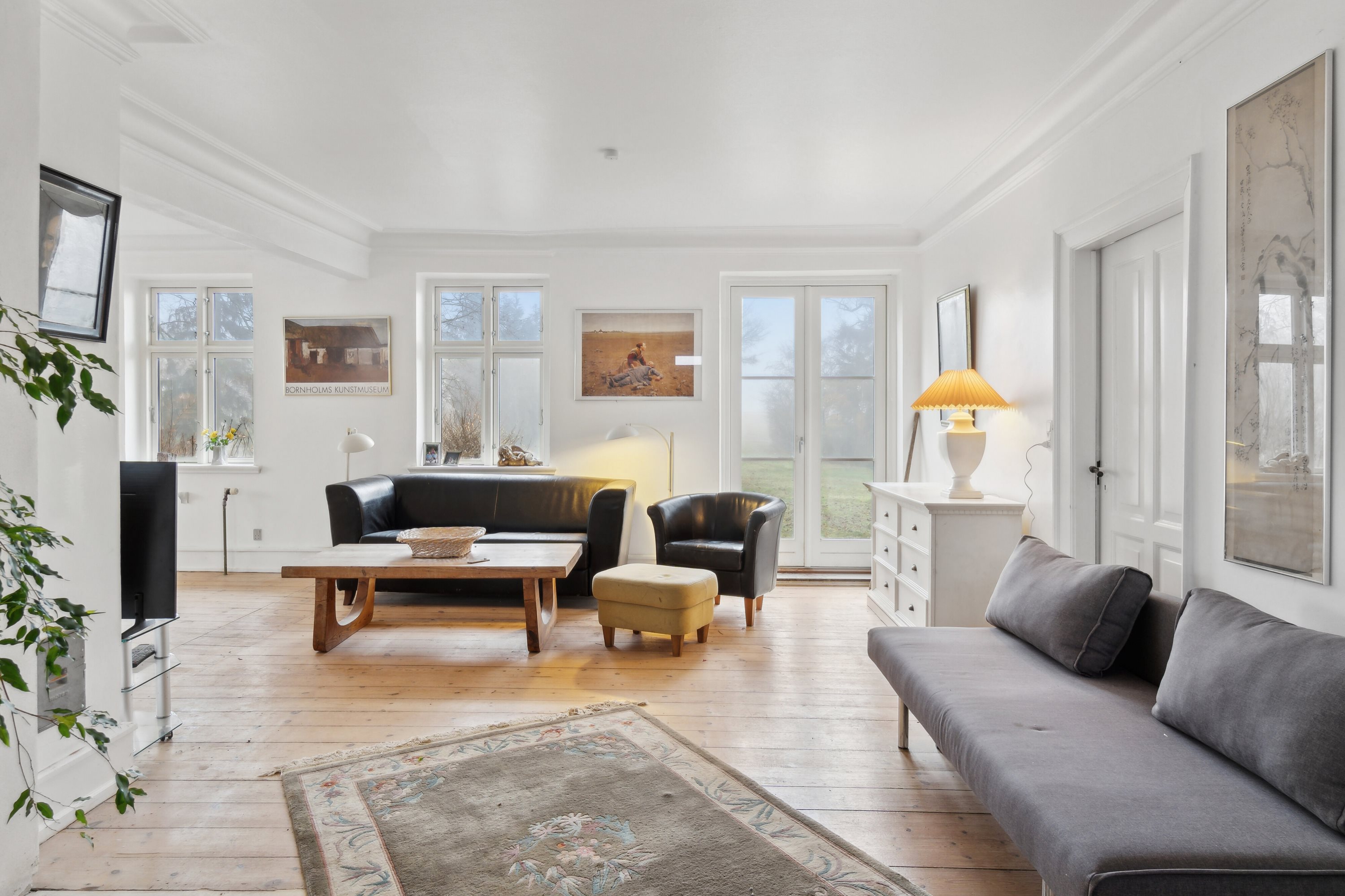 Fremhævet stue billede i fuldskærmstilstand. Billede af Lunden 1, Everdrup, 4733 Tappernøje