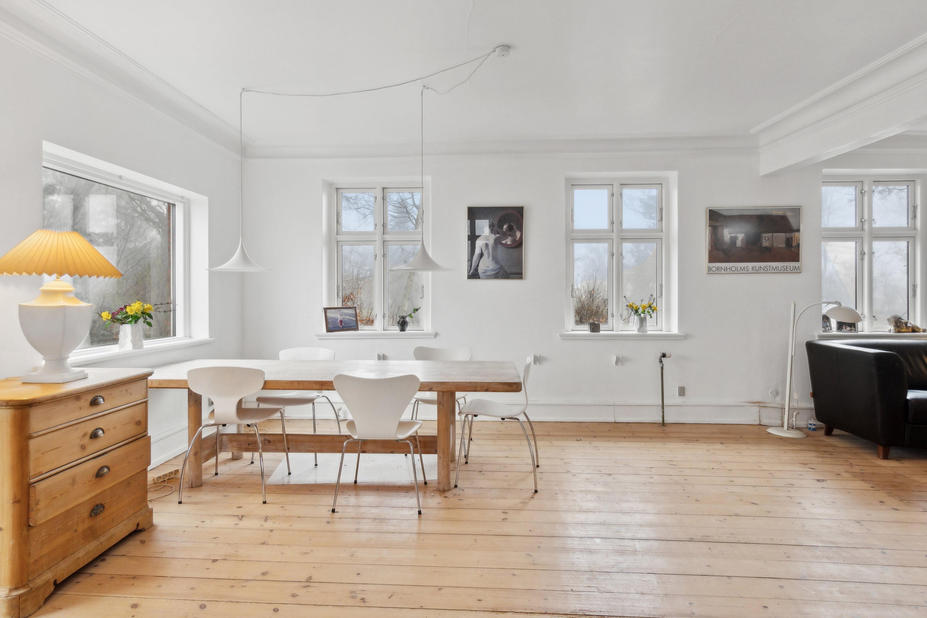 Fremhævet spisestue billede i fuldskærmstilstand. Billede af Lunden 1, Everdrup, 4733 Tappernøje