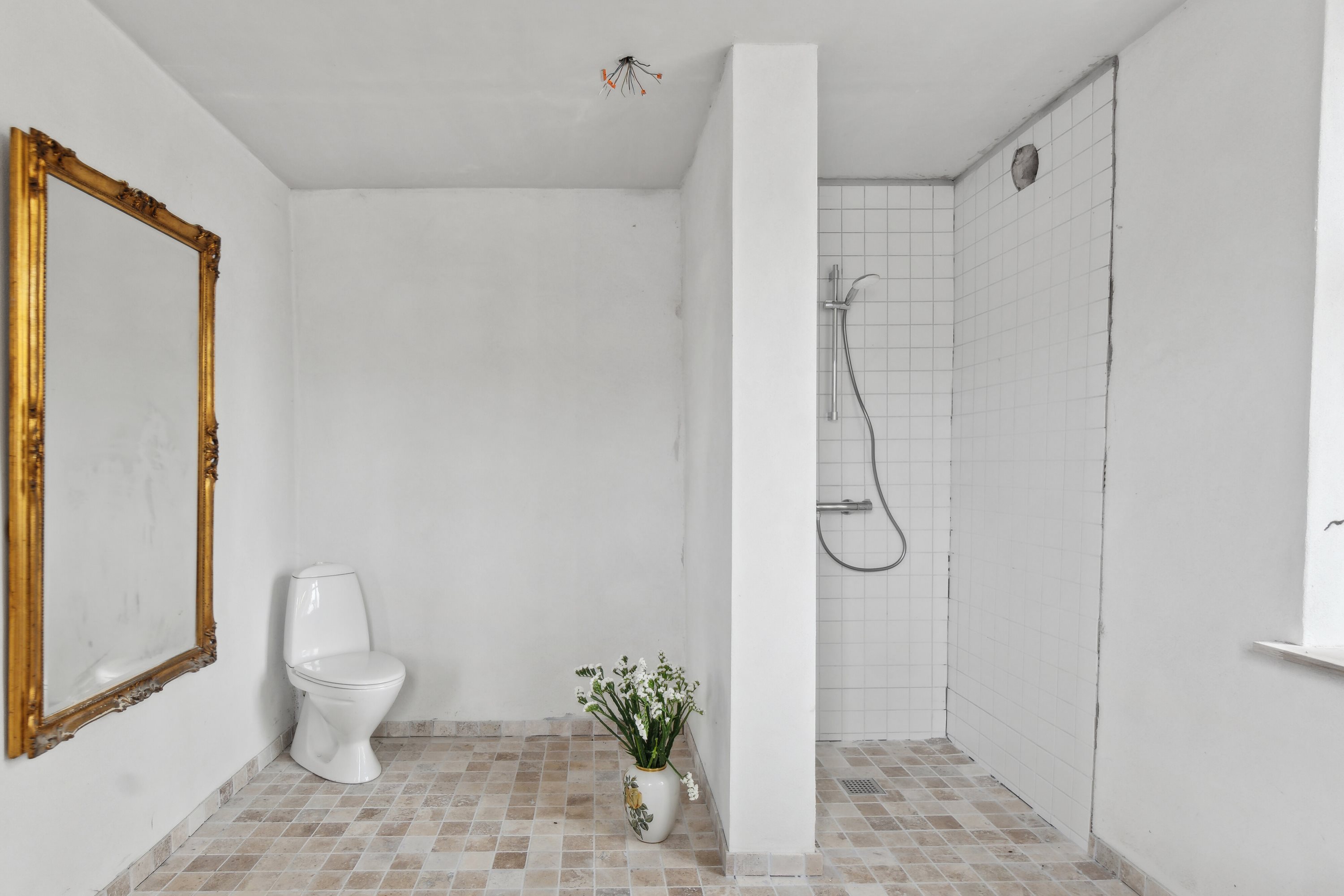 Fremhævet badeværelse billede i fuldskærmstilstand. Billede af Lunden 1, Everdrup, 4733 Tappernøje